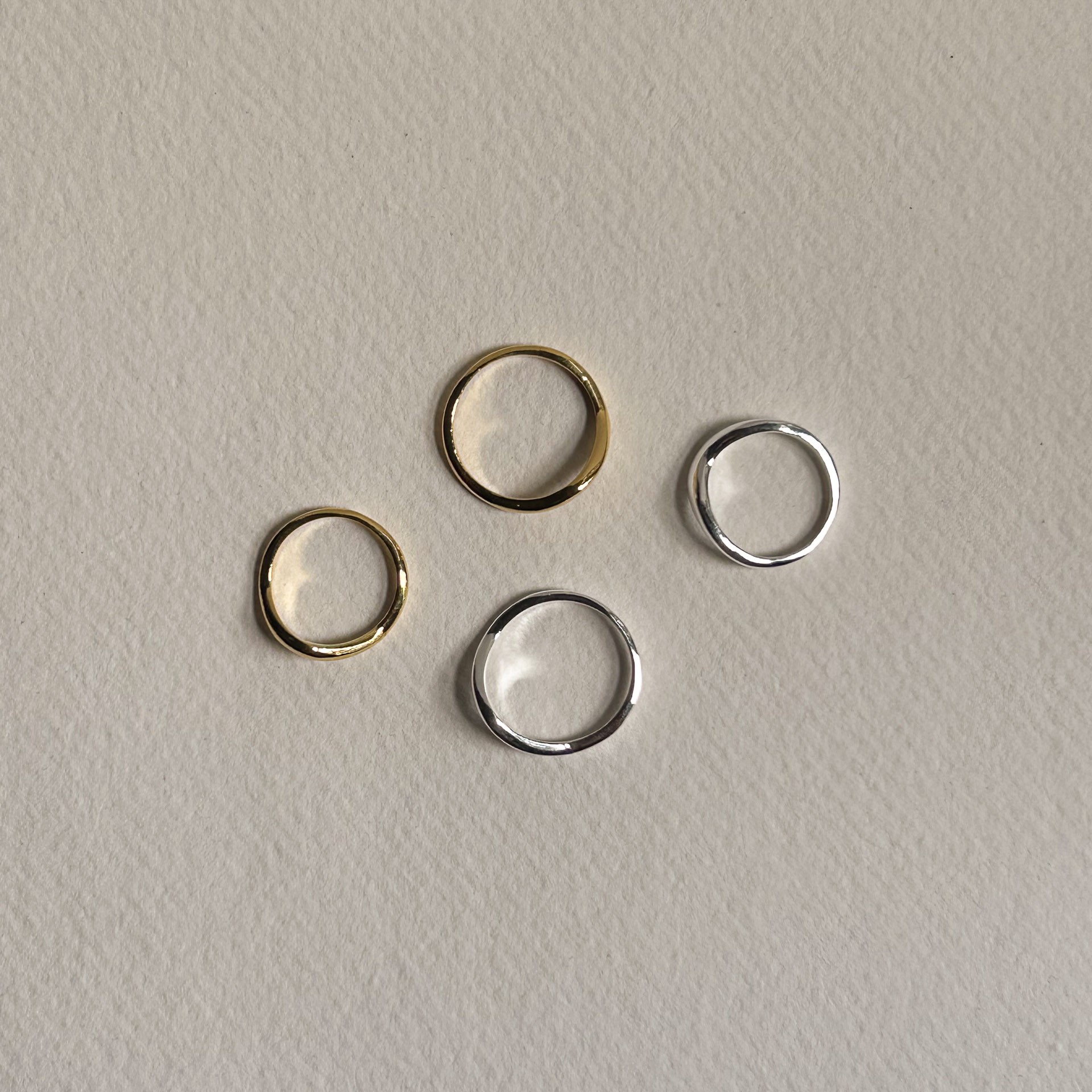 Melt Ring in Silver