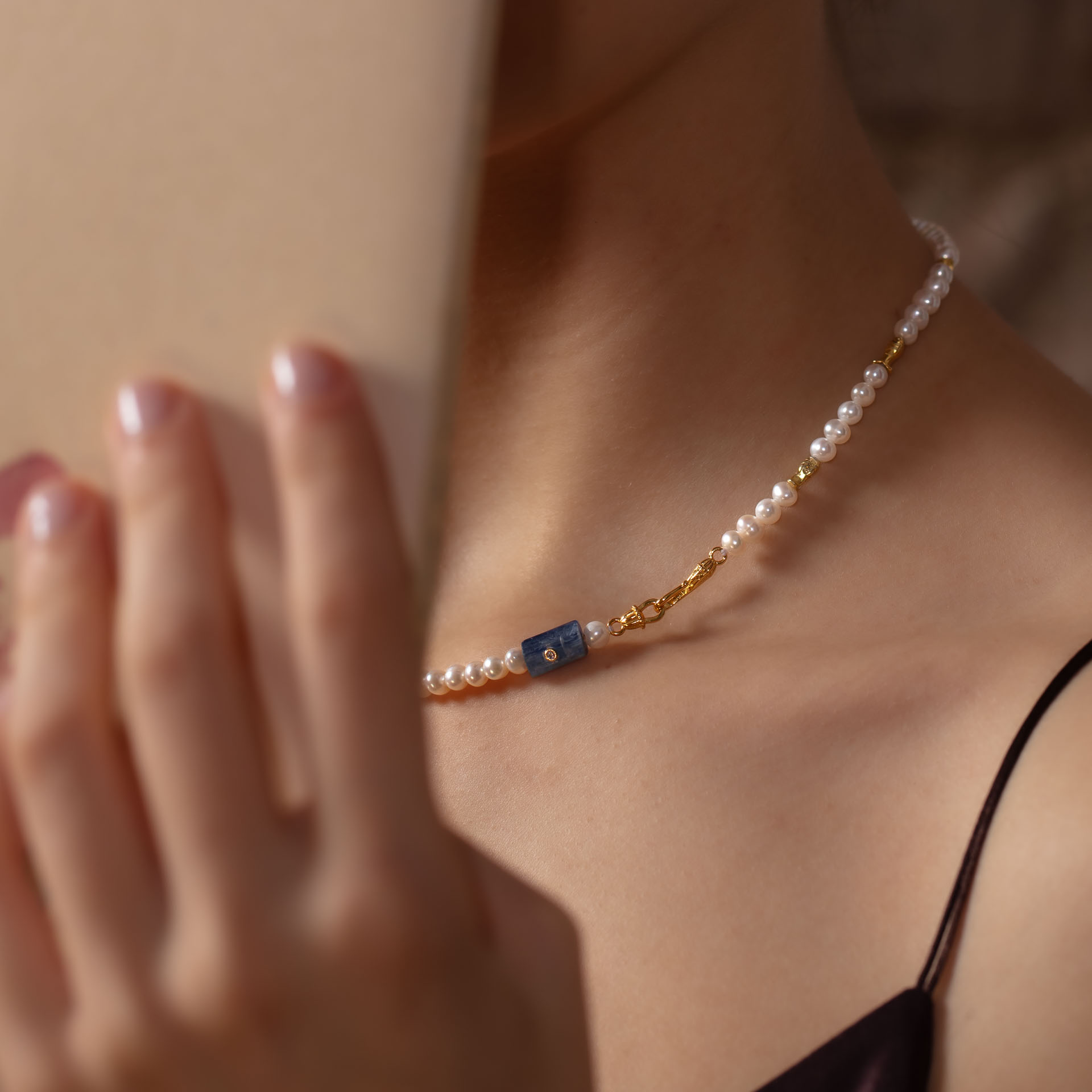 Midnight Pearl Kolye