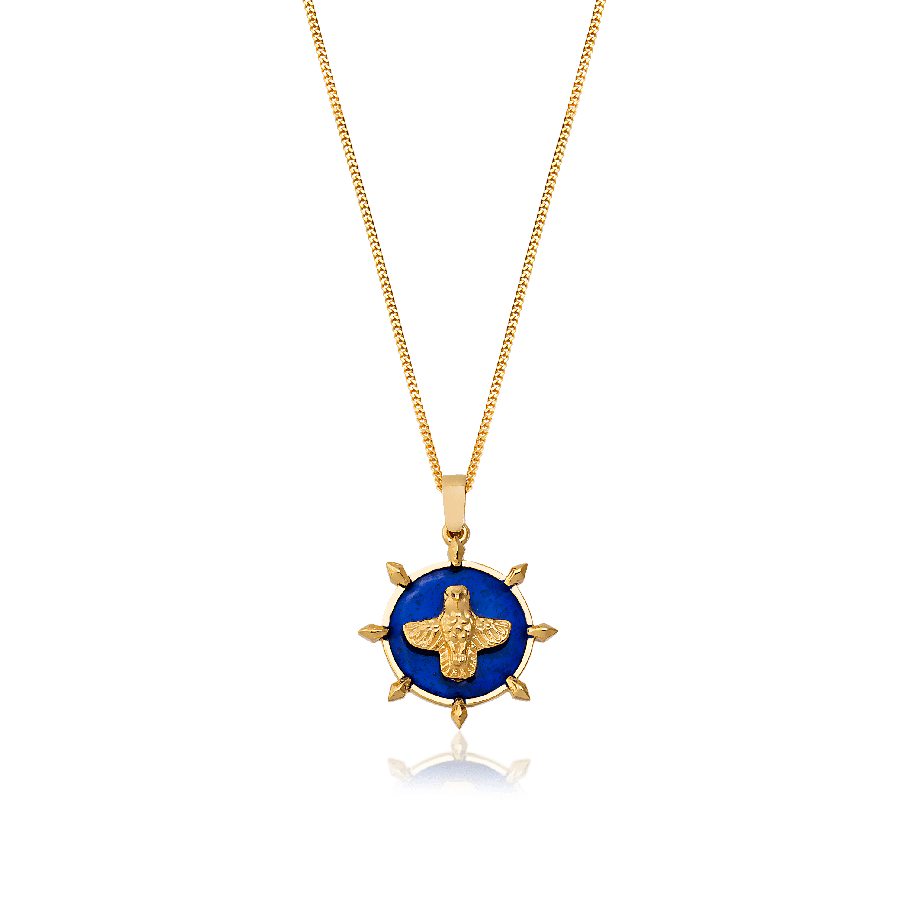 The Hawk Medallion Pendant