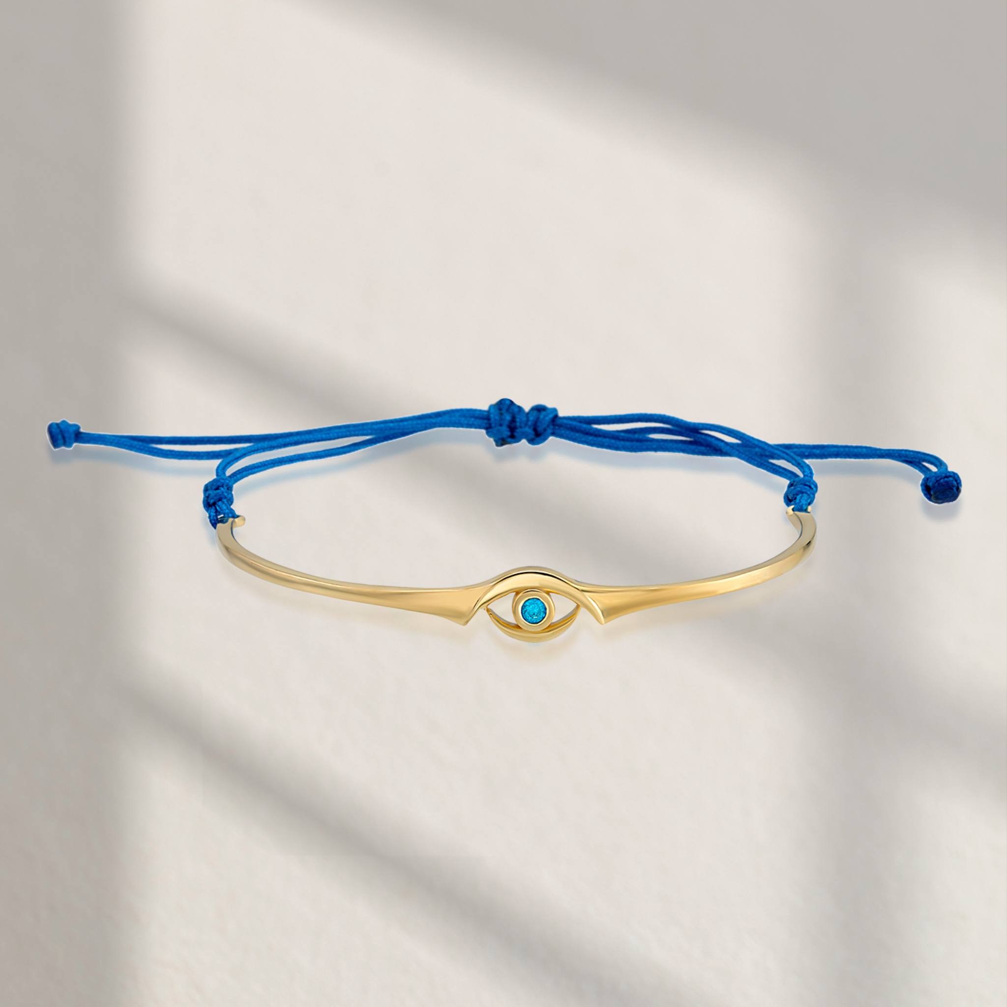 Evil Eye Blue Topaz Bracelet