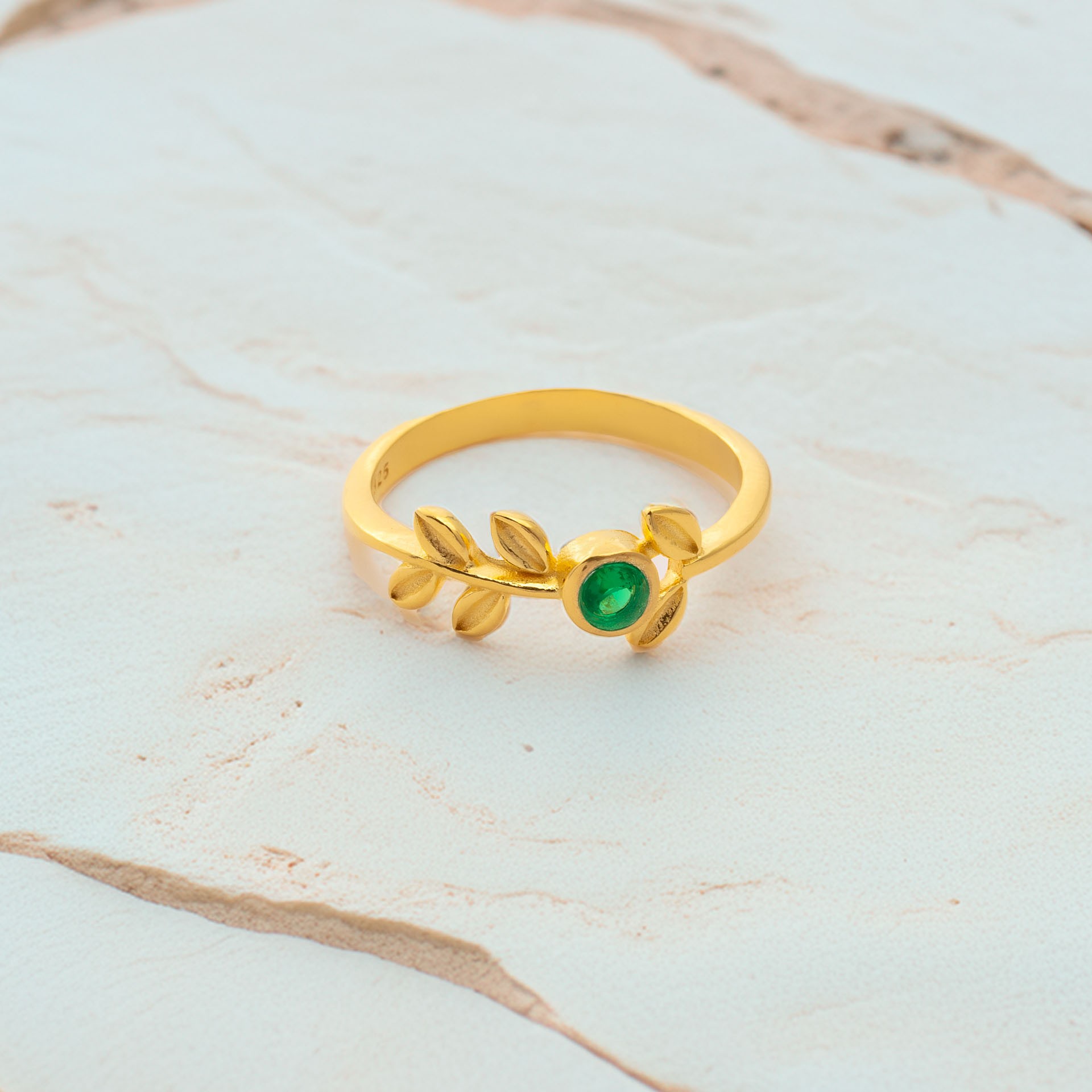 Athena Olive Ring