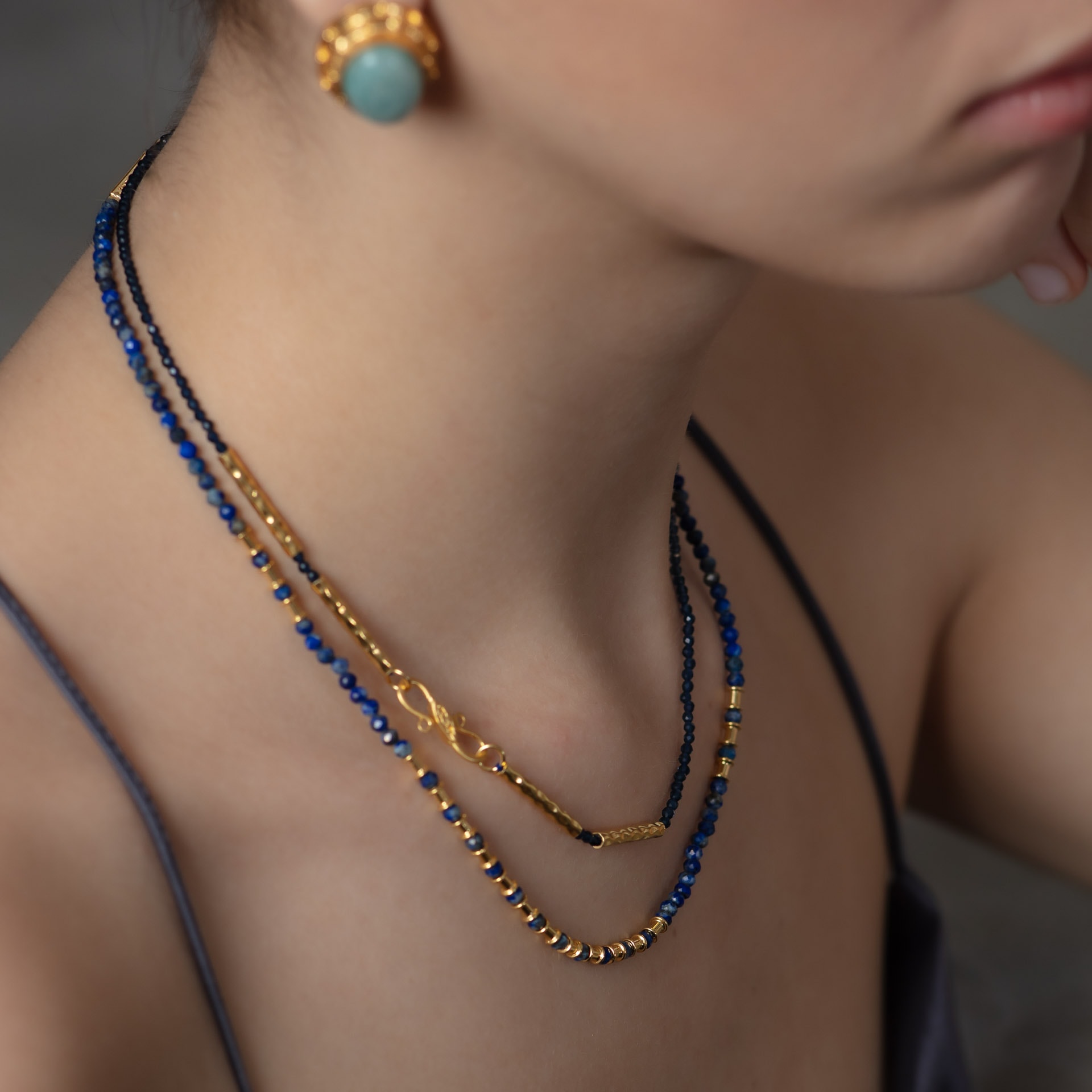 Nova Necklace - Blue Topaz