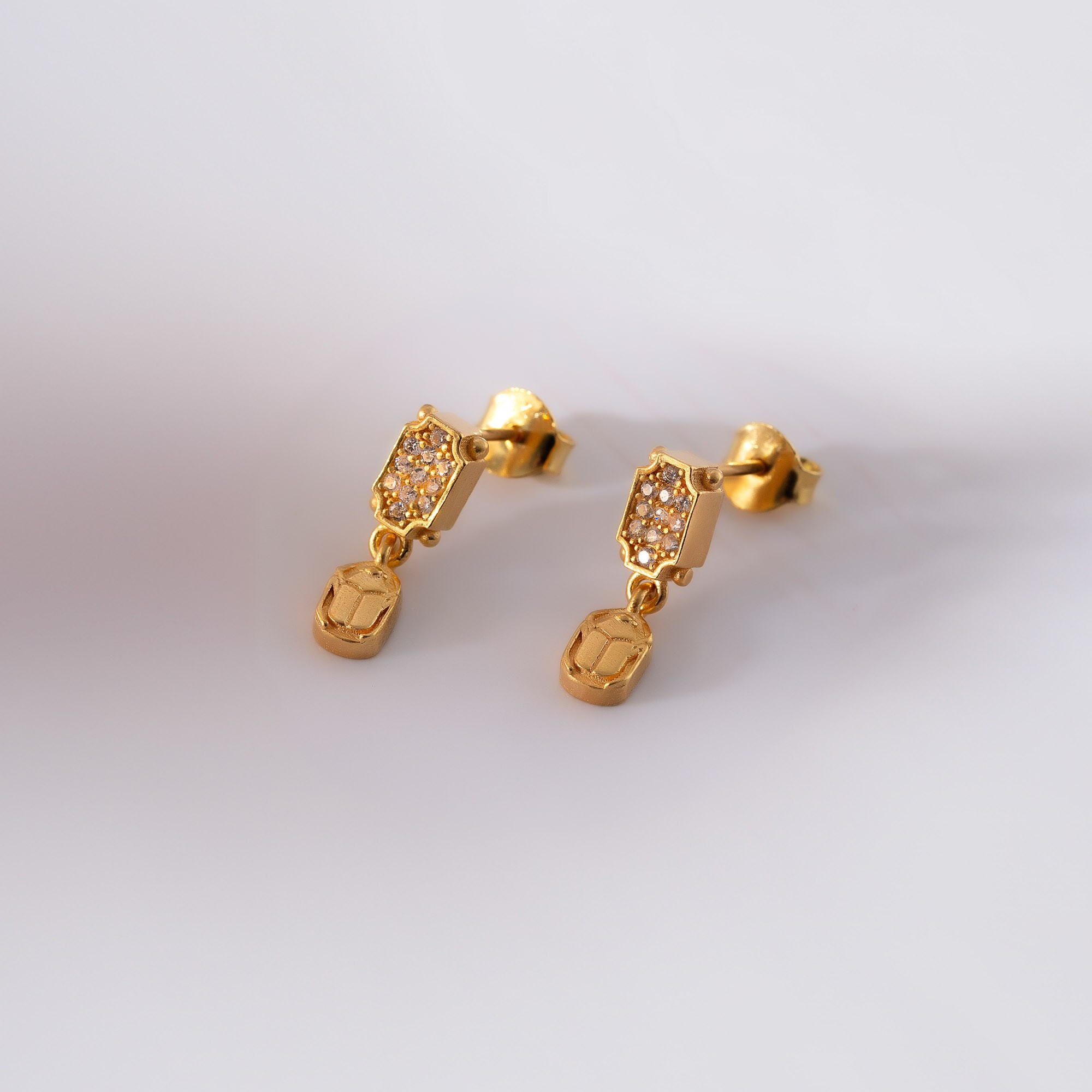 Scarab Earrings 