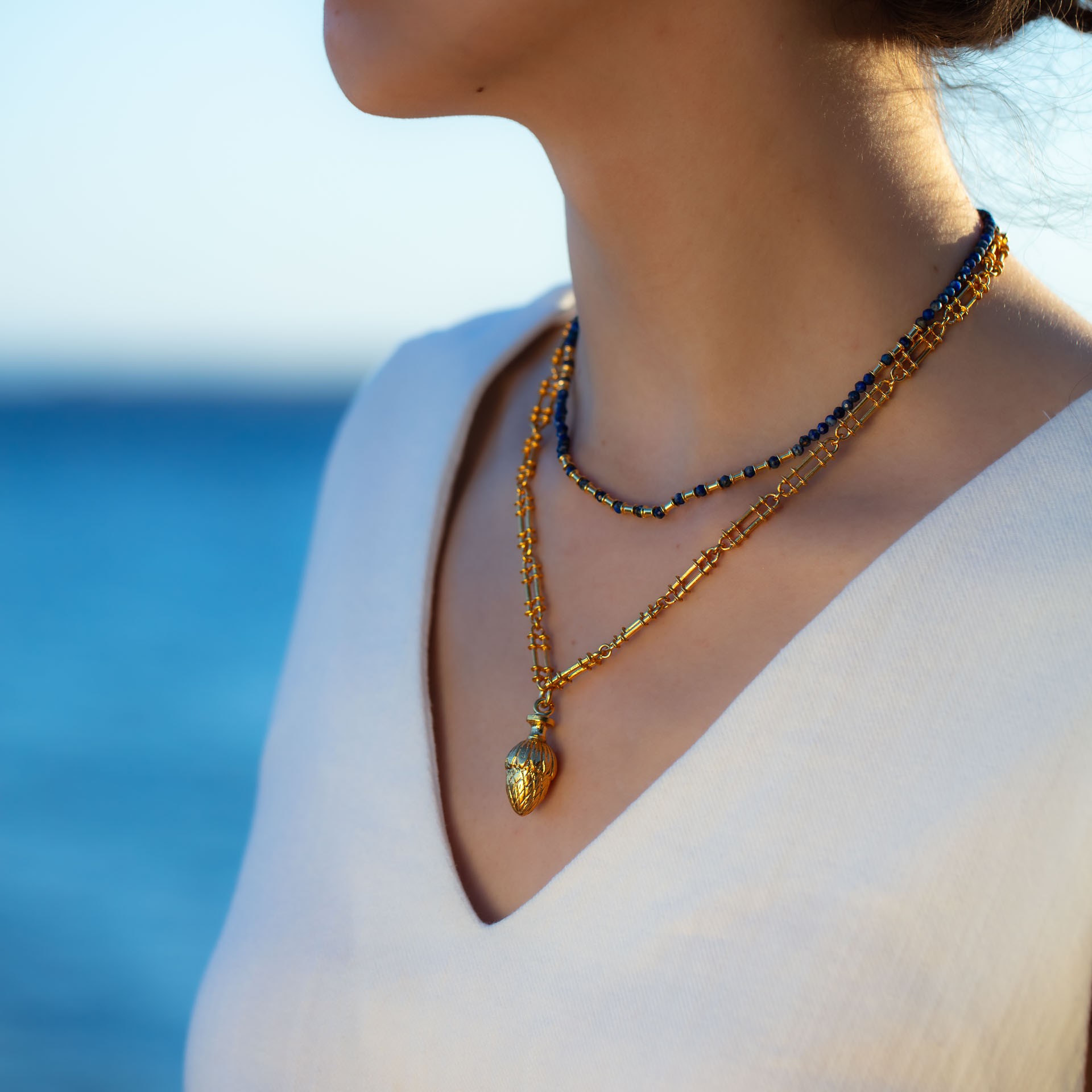 Derin Lapis Necklace