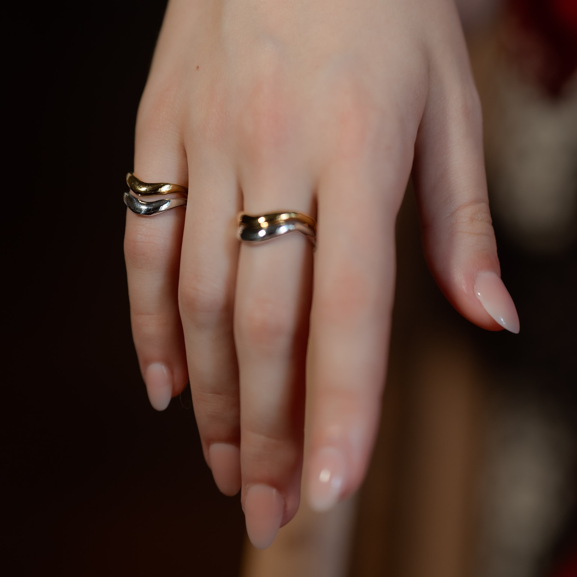 Melt Ring in Silver