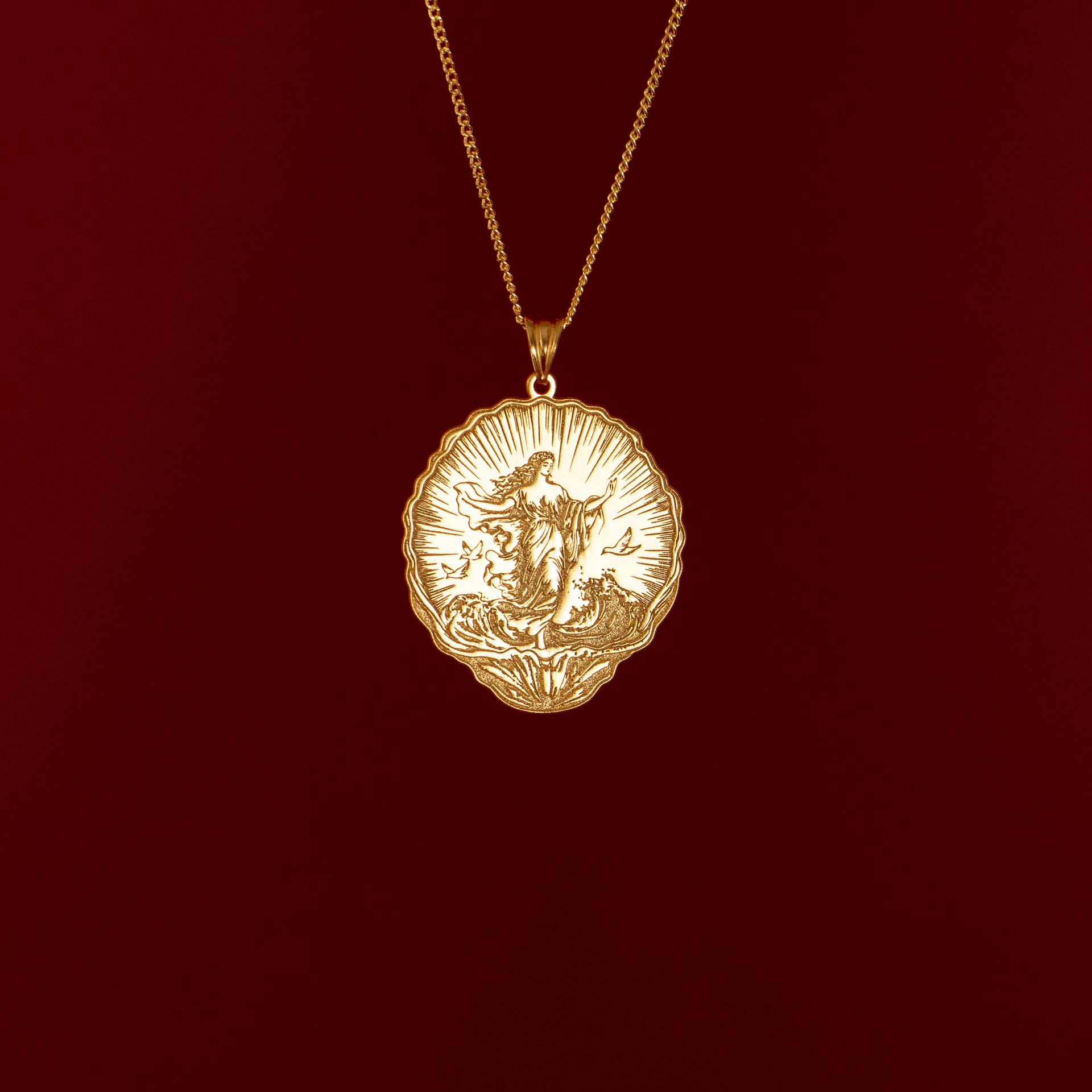 Afrodit Madalyon Kolye (Ön Sipariş 10 gün)