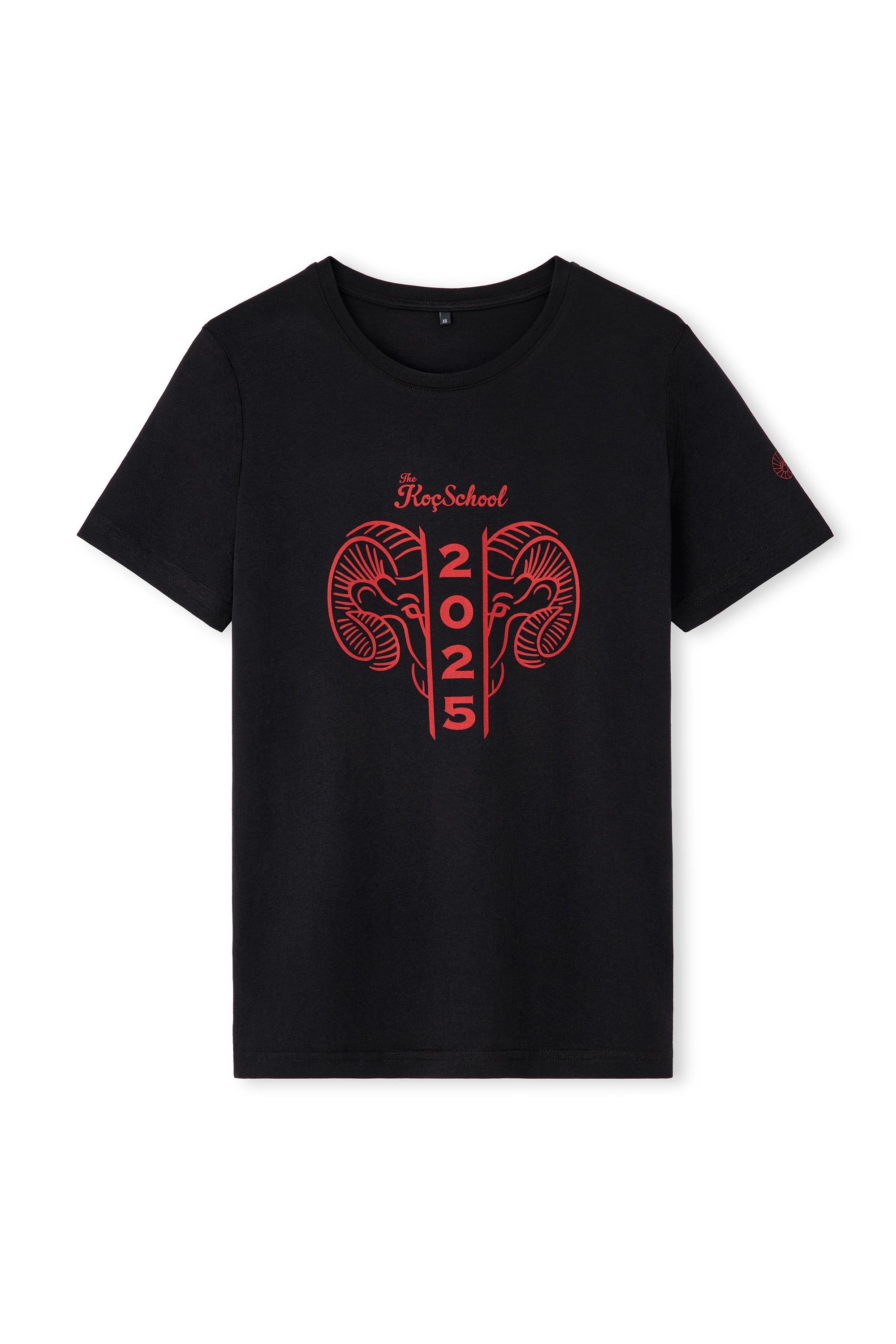 トップス MAZZ t-shirt black/red 2025 Ortaokul siyah mezuniyet Tshirt