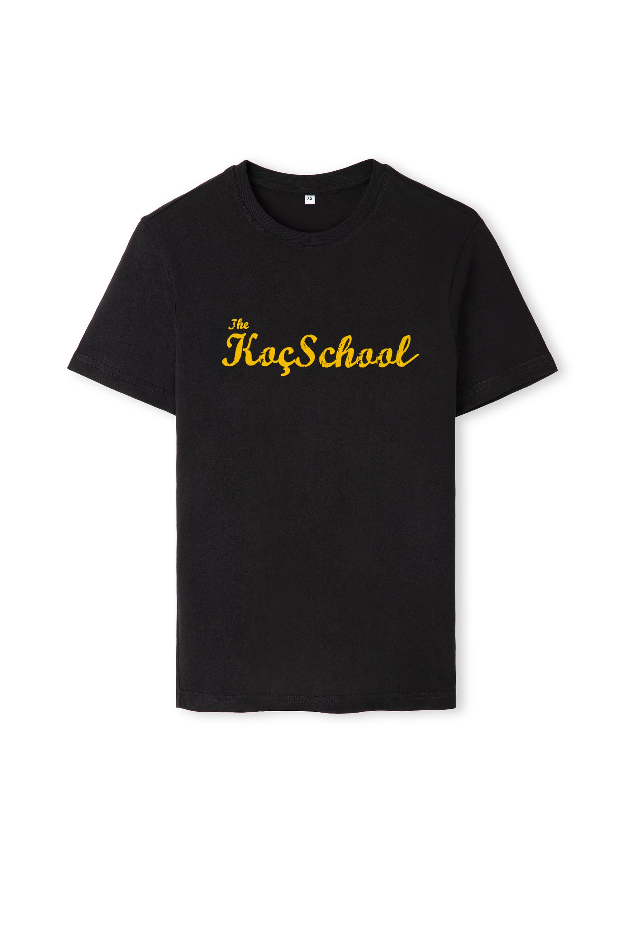 Siyah - Sarı Baskılı Tshirt 