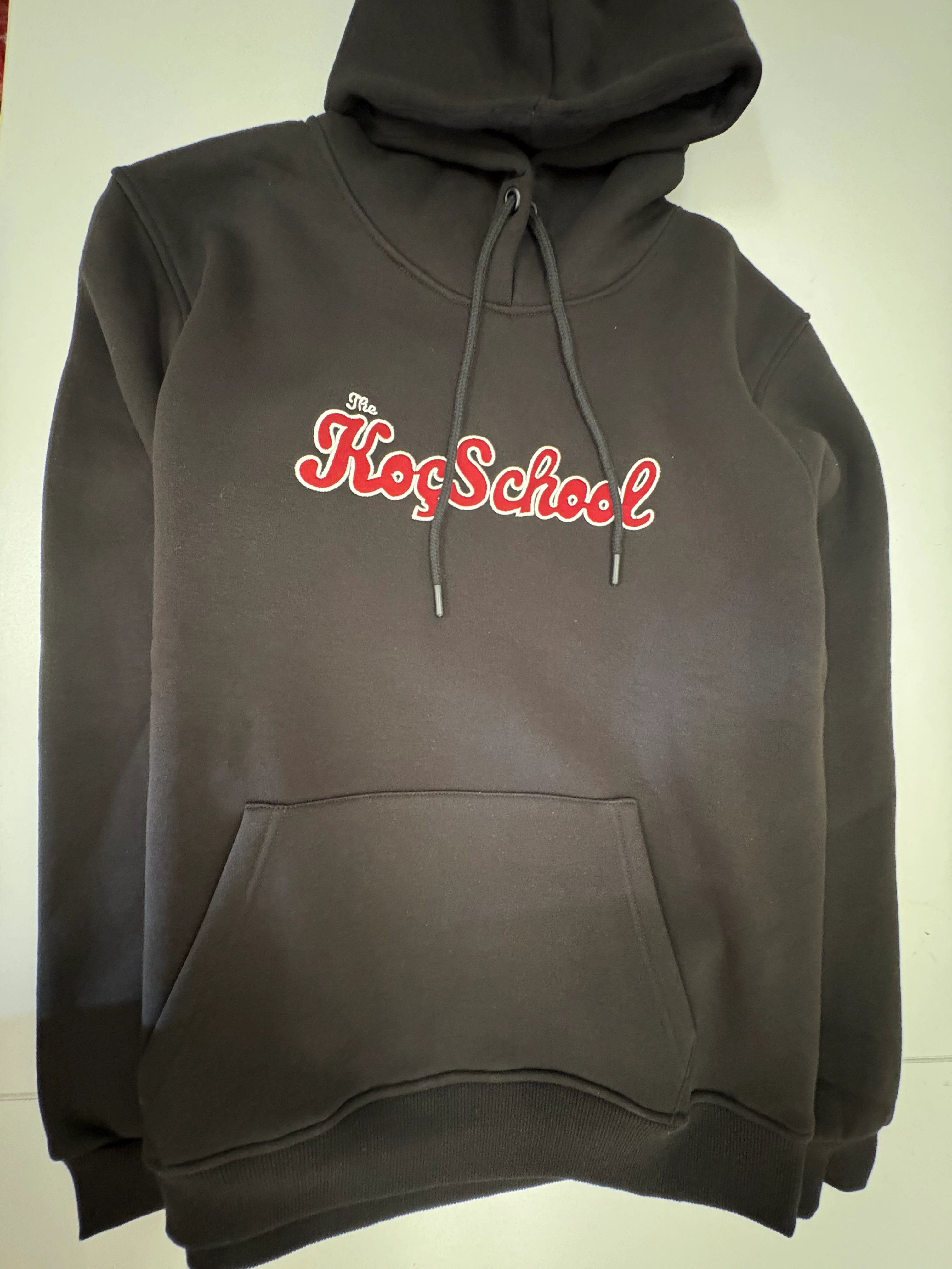 Siyah kapşonlu Sweatshirt - Standart Kalıp