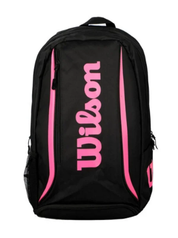 Wilson Tenis Raketi Sırt Çantası Özel Üretim – Siyah-Pembe