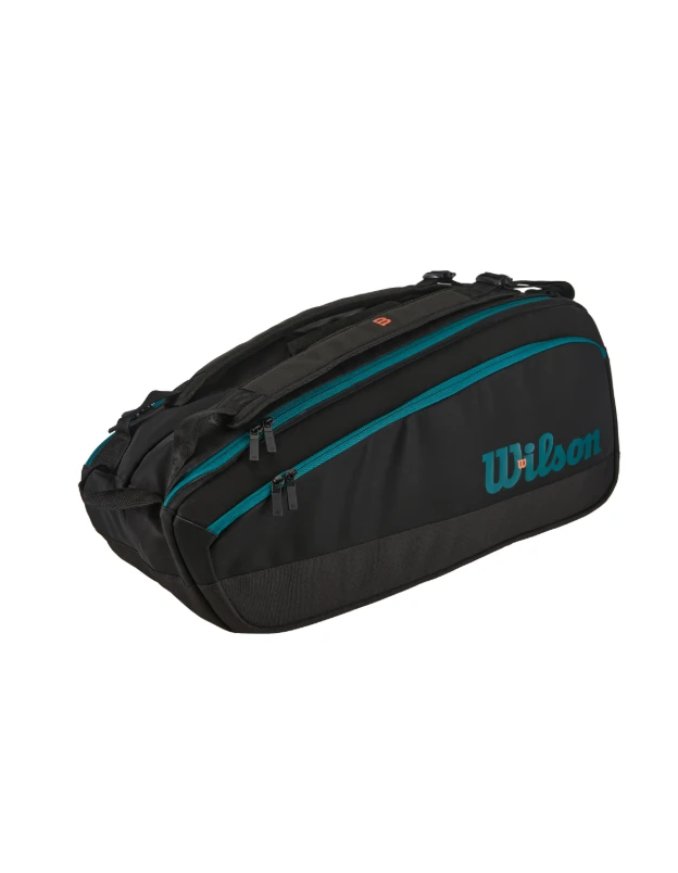 Wilson Blade V9 Super  Tour  Tenis Raket Çantası 6'lı - Siyah