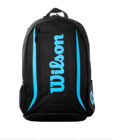 Wilson Tenis Sırt Çantası Özel Sürüm Siyah–Mavi 