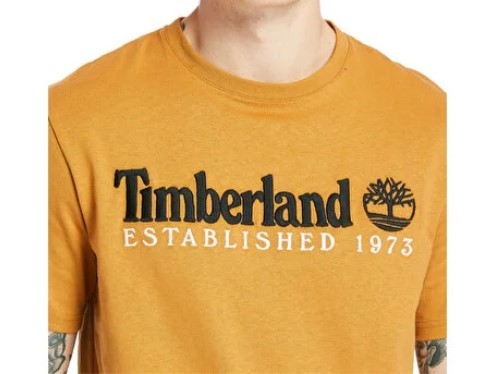 Timberland SS Outdoor Heritage Linear Logo Tee Erkek Tişört