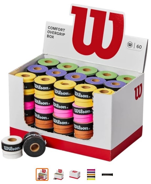 Wilson Comfort Overgrip Box 60LI Kutuda Karışık Renkli