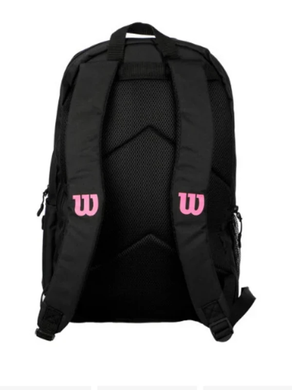 Wilson Tenis Raketi Sırt Çantası Özel Üretim – Siyah-Pembe