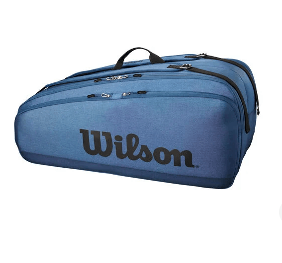 Wilson Tenis Çantası Tour Ultra 12 Pk Racket Bag Blue WR8024001001