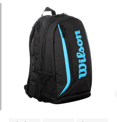 Wilson Tenis Sırt Çantası Özel Sürüm Siyah–Mavi 