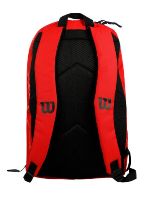 Wilson Tenis Raketi Sırt Çantası Özel Üretim - Kırmızı, Siyah