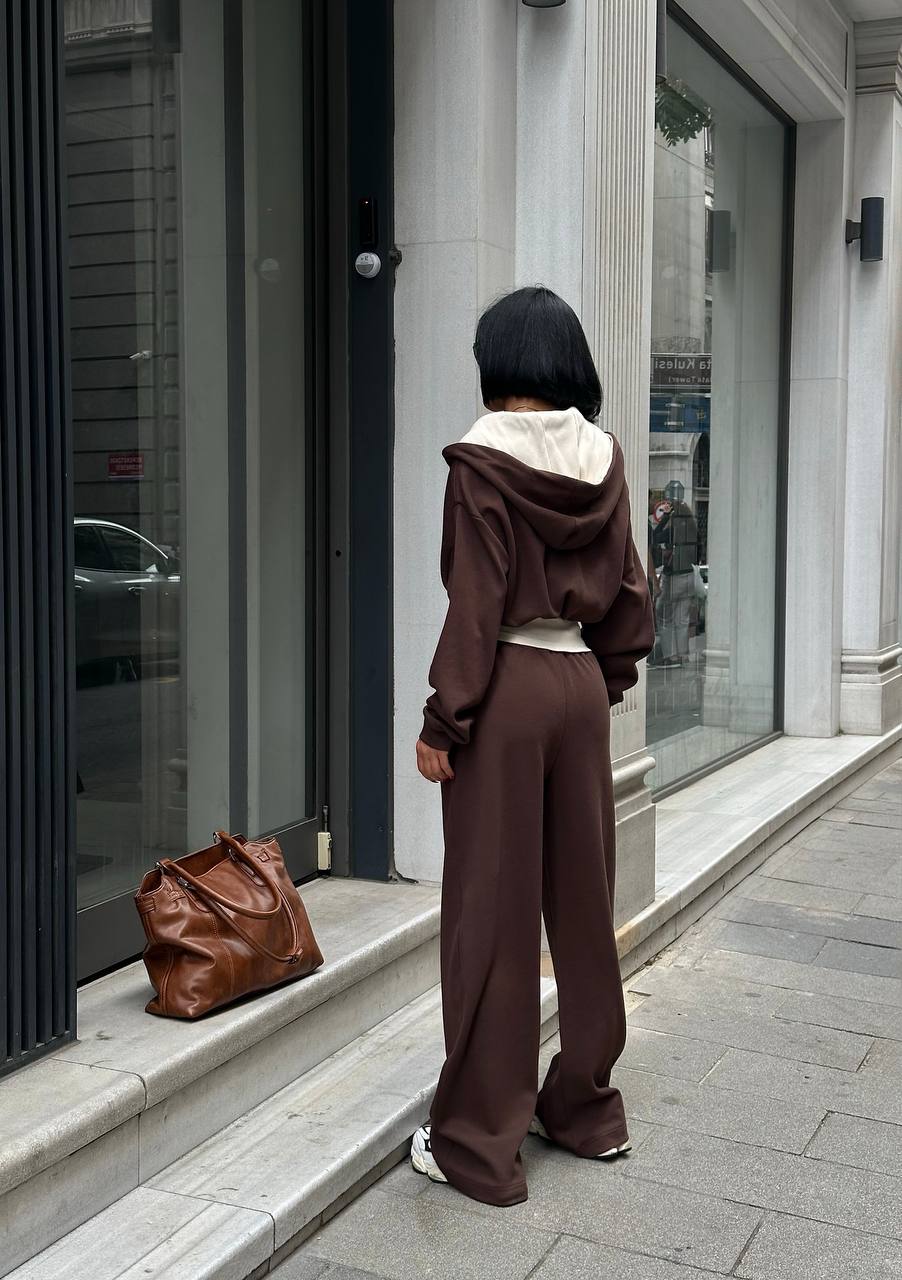 Oversize Sweat ve Geniş Paça Eşofman Takım