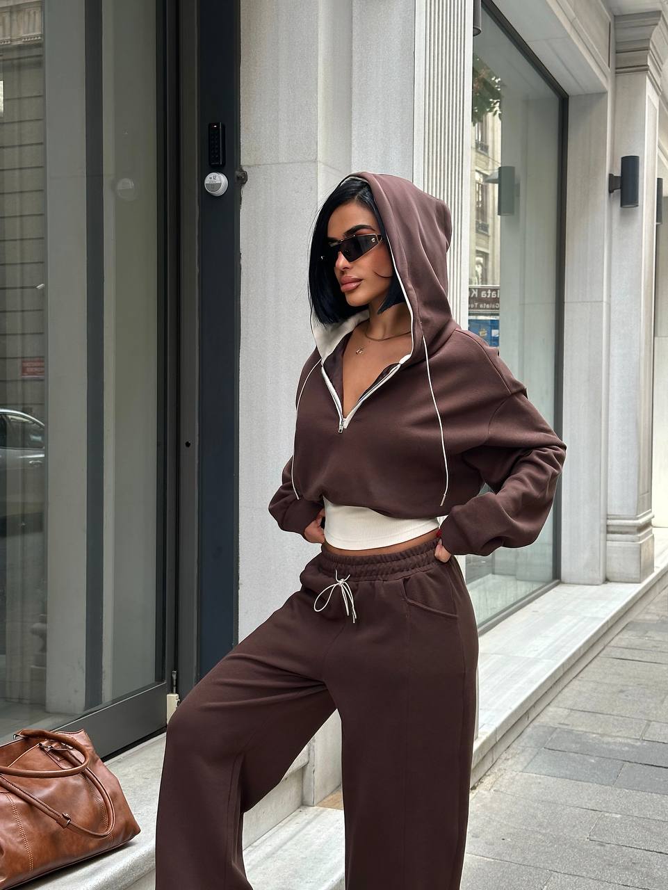 Oversize Sweat ve Geniş Paça Eşofman Takım