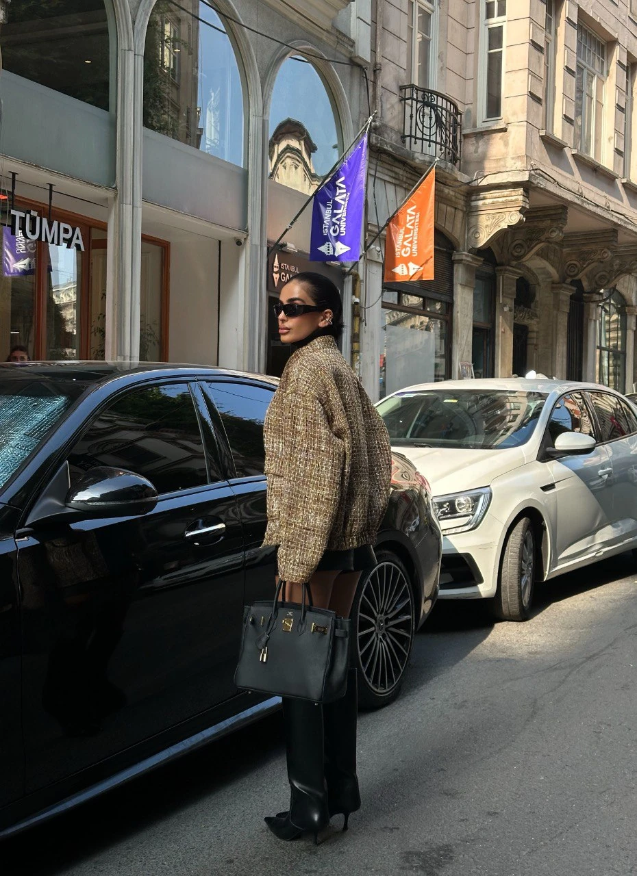 Gold Astarlı Bomber Ceket GLM-610