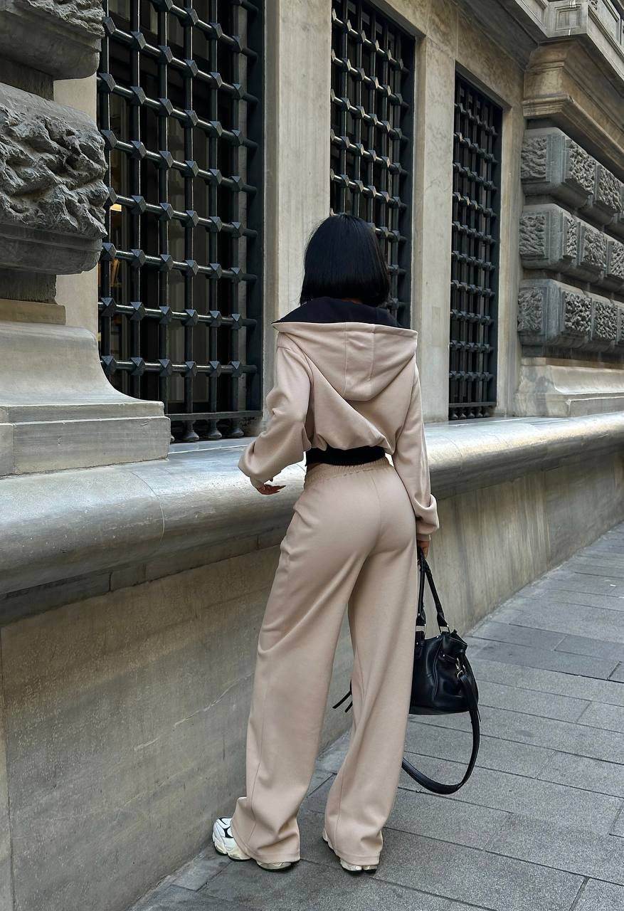 Oversize Sweat ve Geniş Paça Eşofman Takım