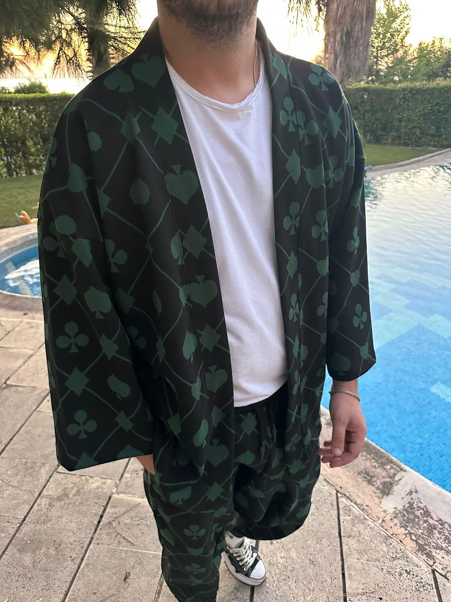 Desenli Kimono
