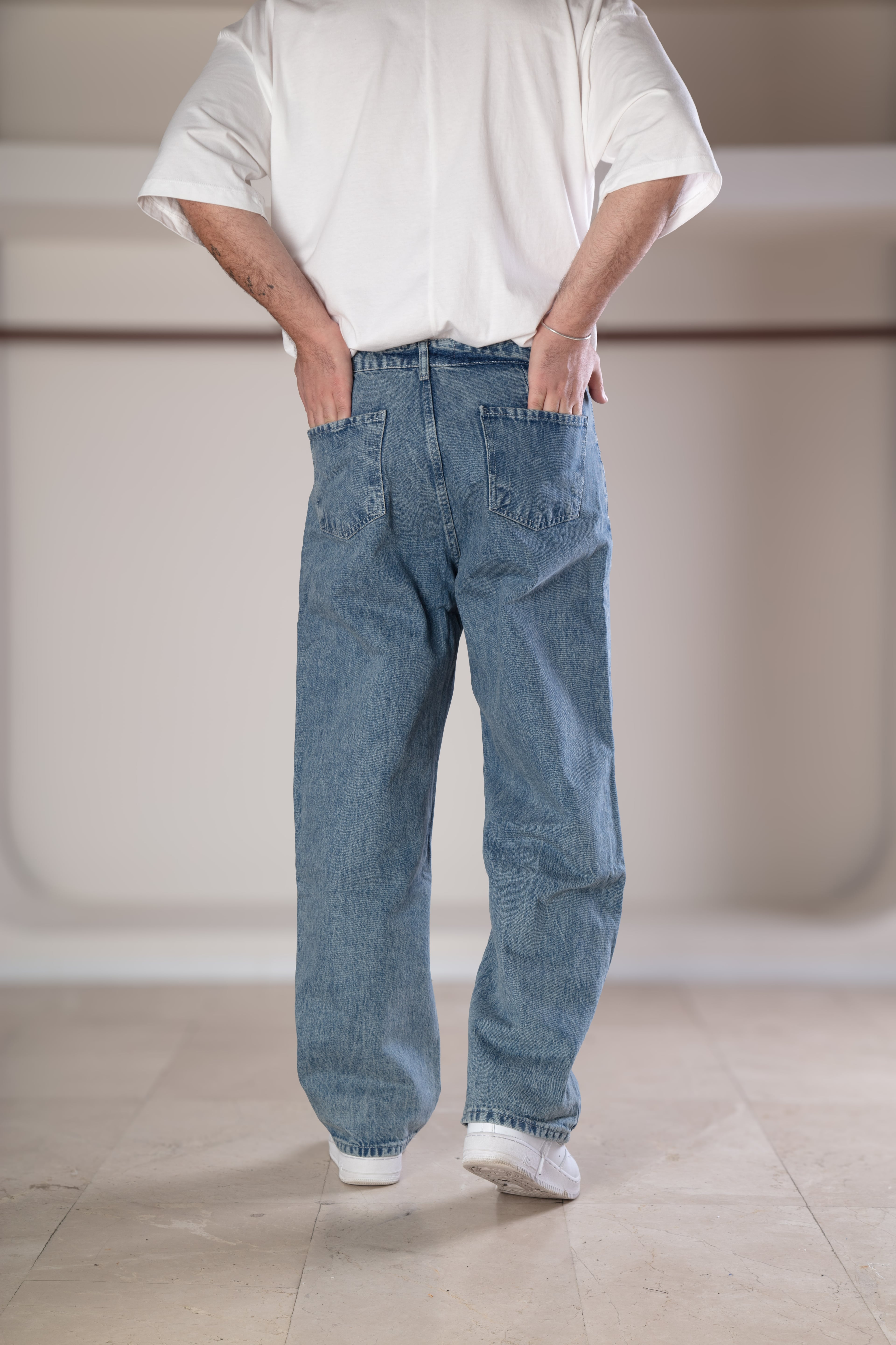 Erkek Baggy Jean Pantolon