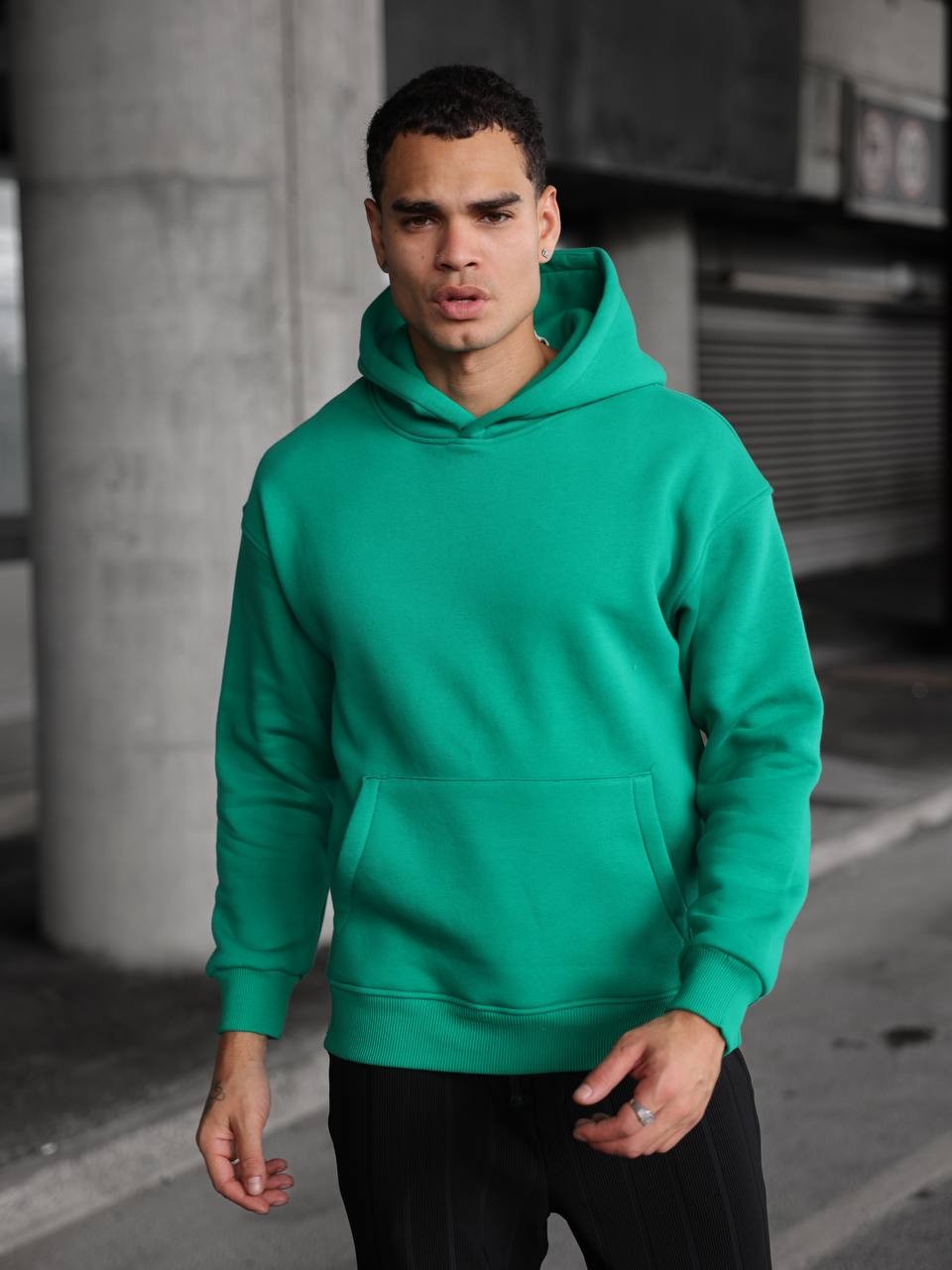 Kapüşonlu Cep Detaylı Hoodie