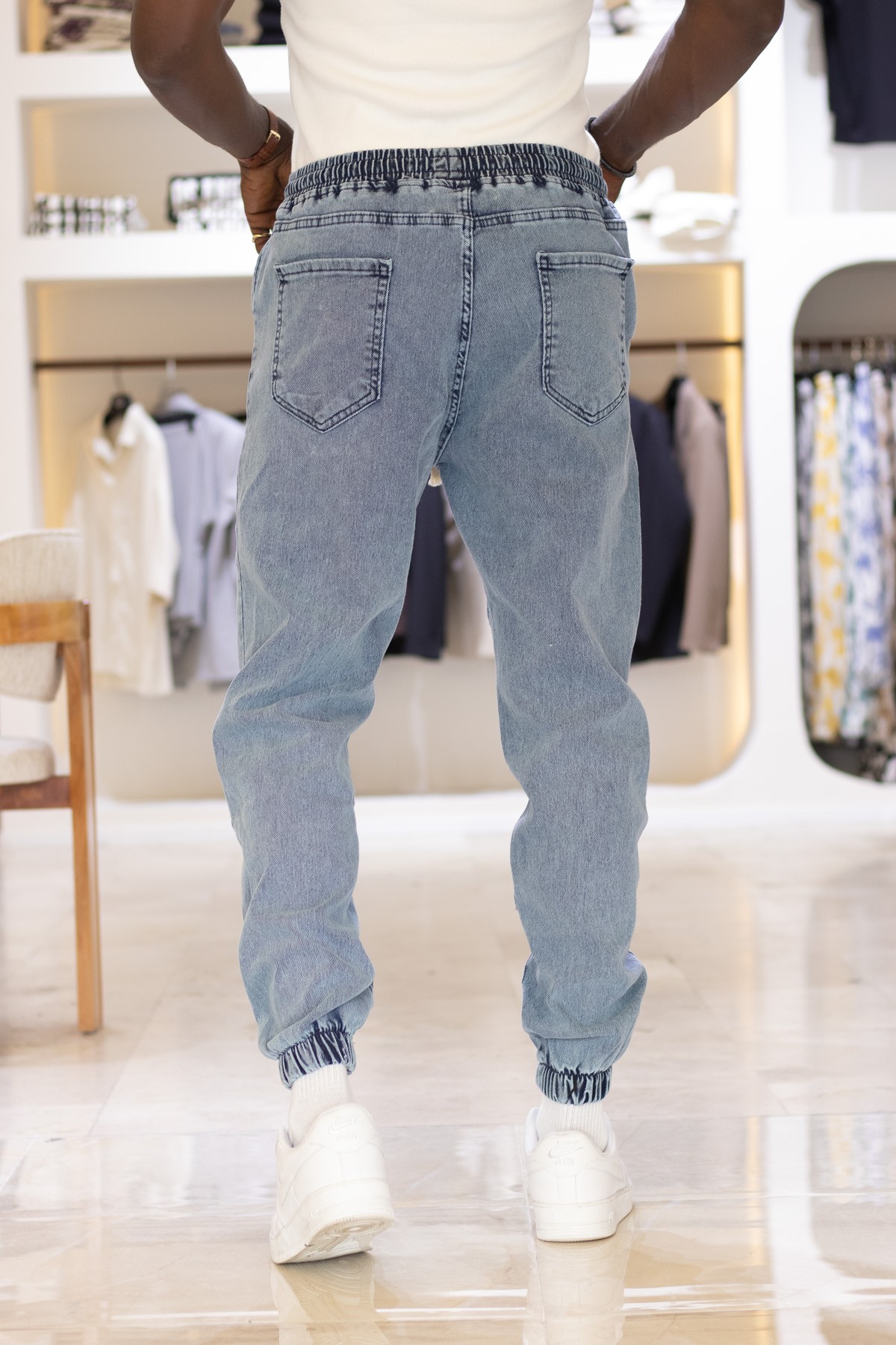 Bel Paça Lastikli Spor Jogger