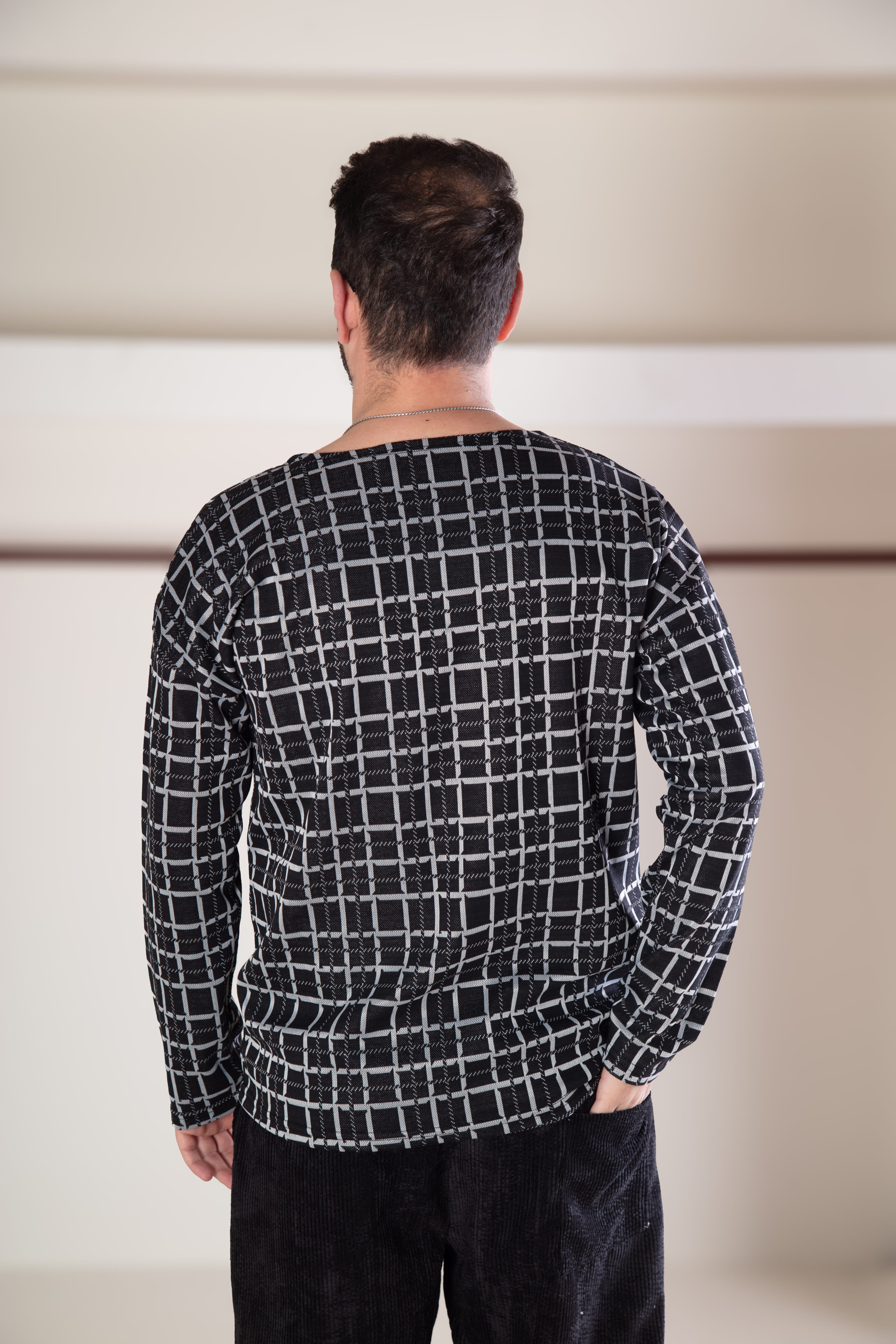 Acık Yaka Oversize Sweat