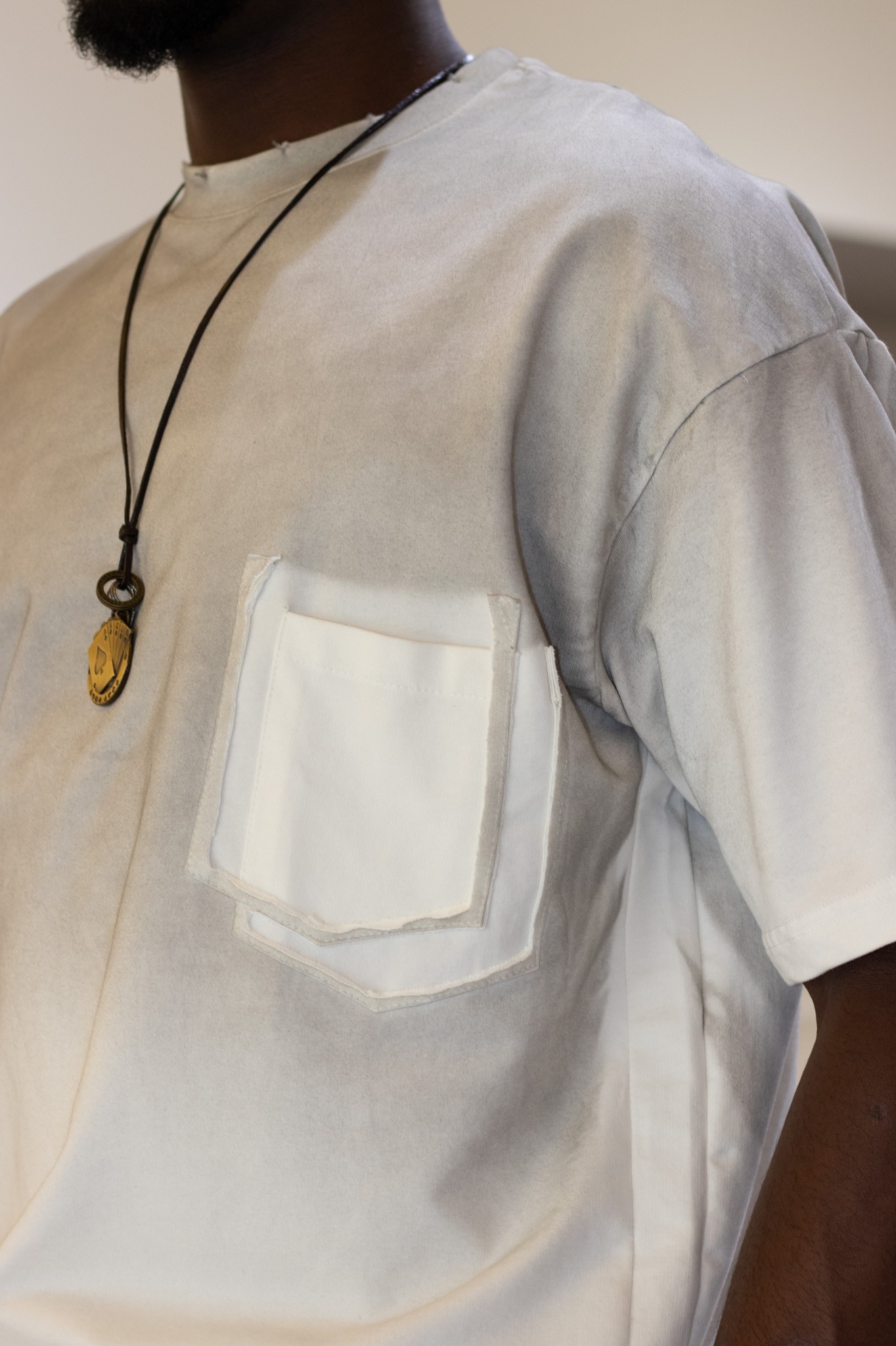Cep Detaylı Oversize T-Shirt