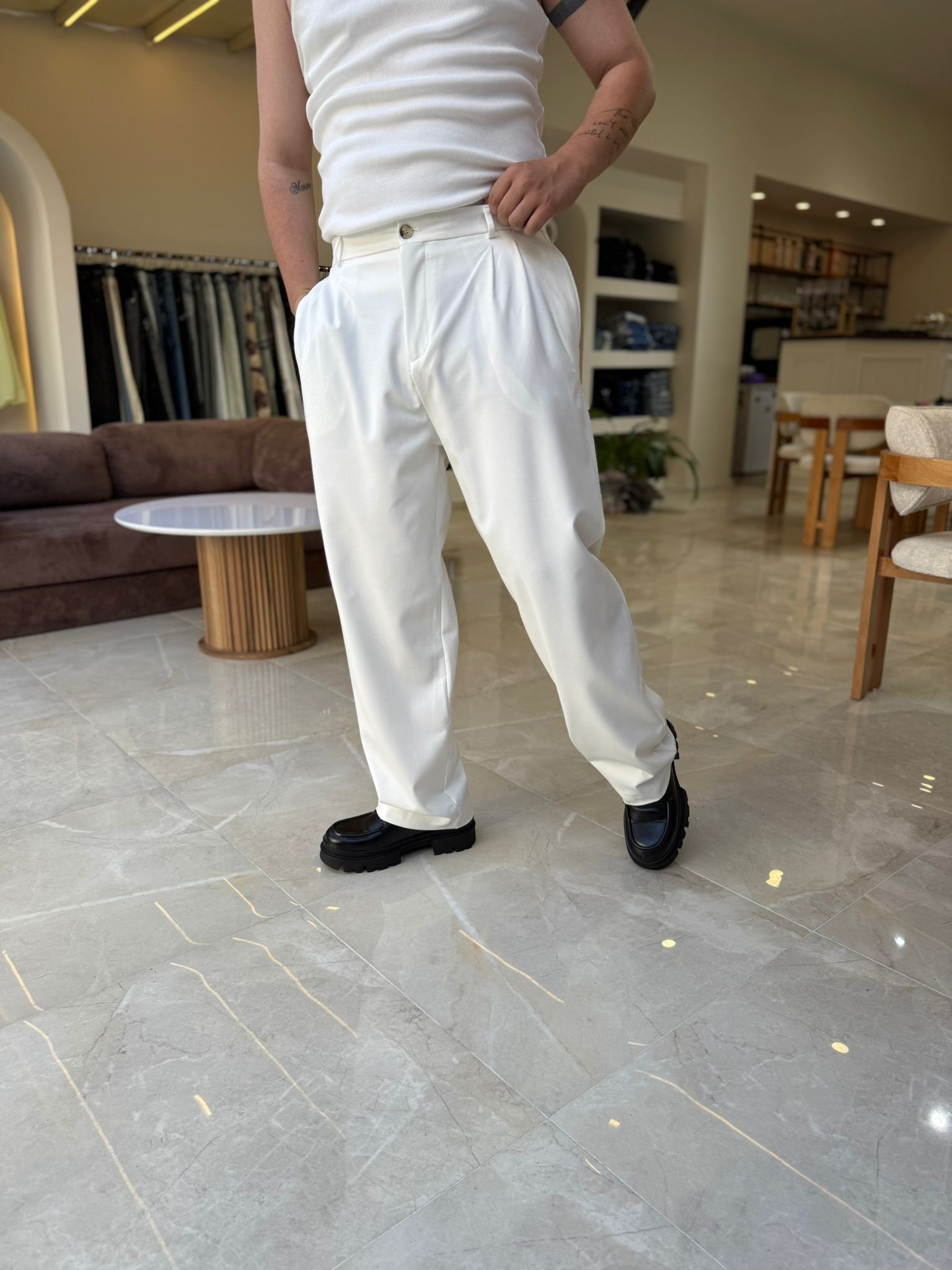 İtalyan Kesim Baggy Pantolon