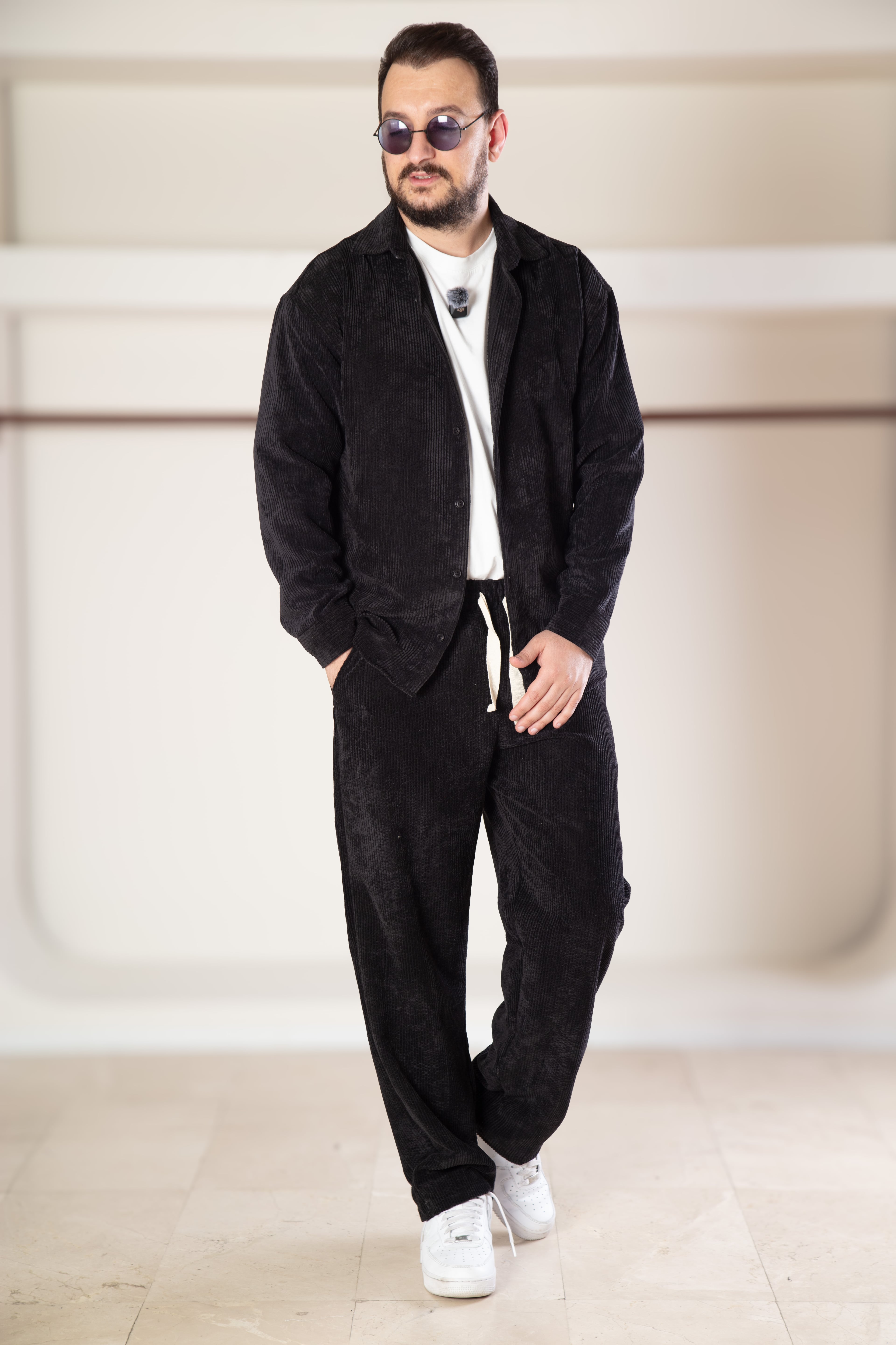 Oversize Kadife Takım
