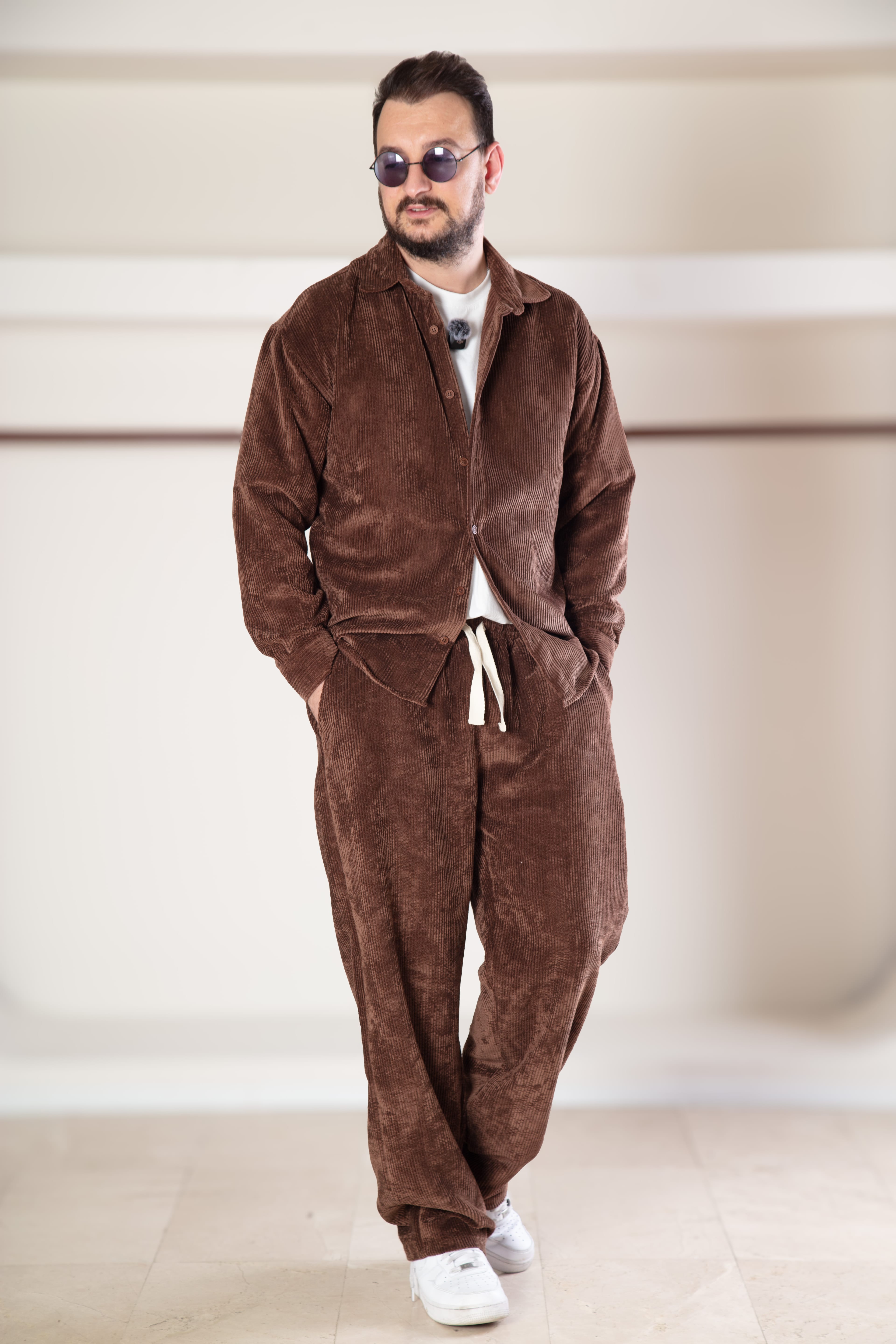 Oversize Kadife Takım