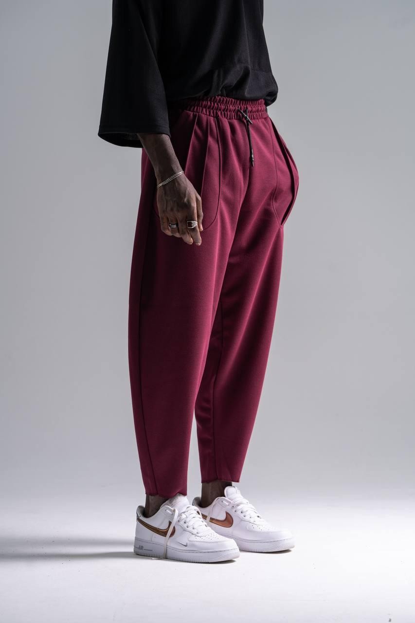 Pileli Baggy Pantolon