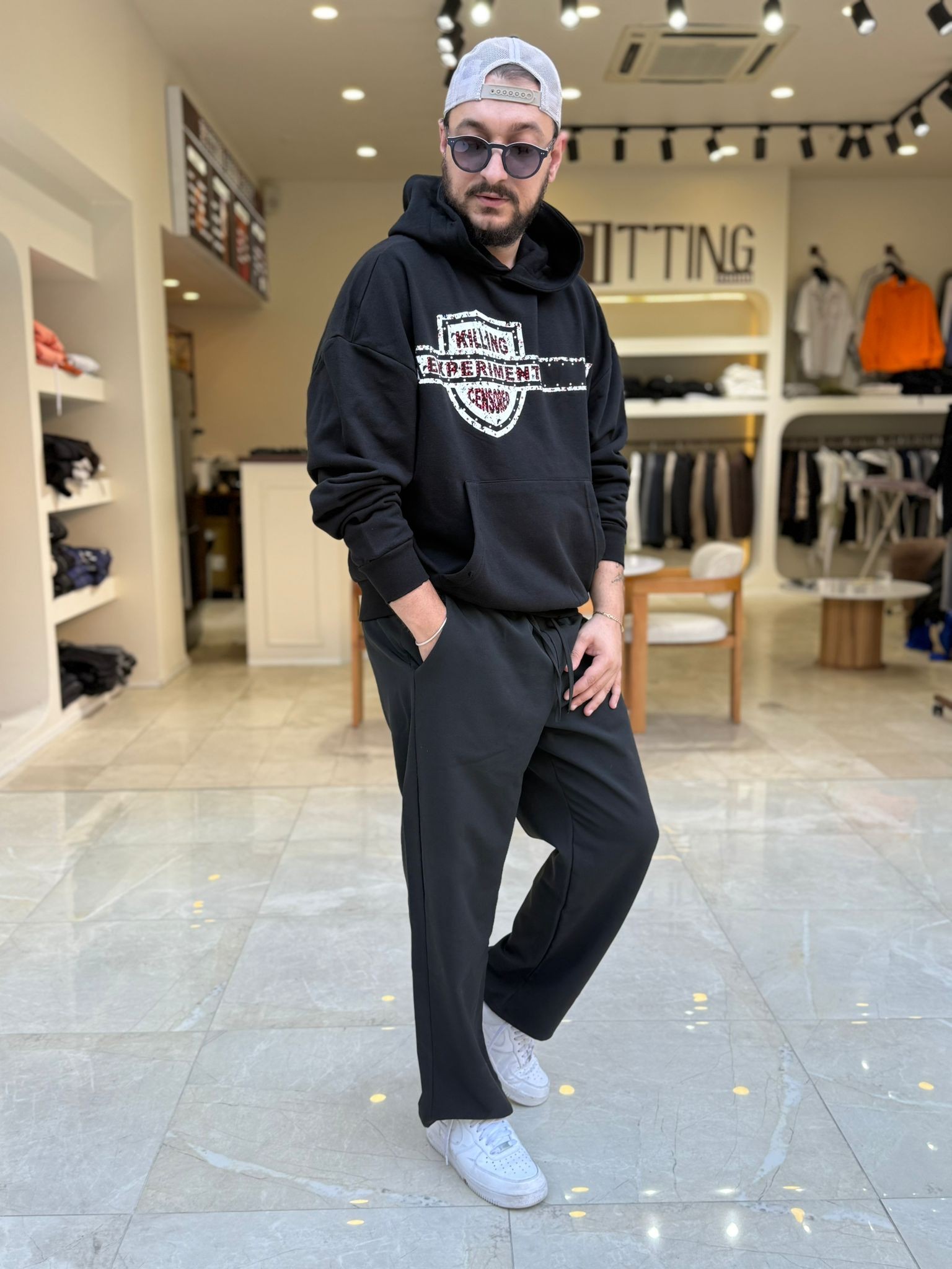 Premium Kalite Baskılı Street Hoodie