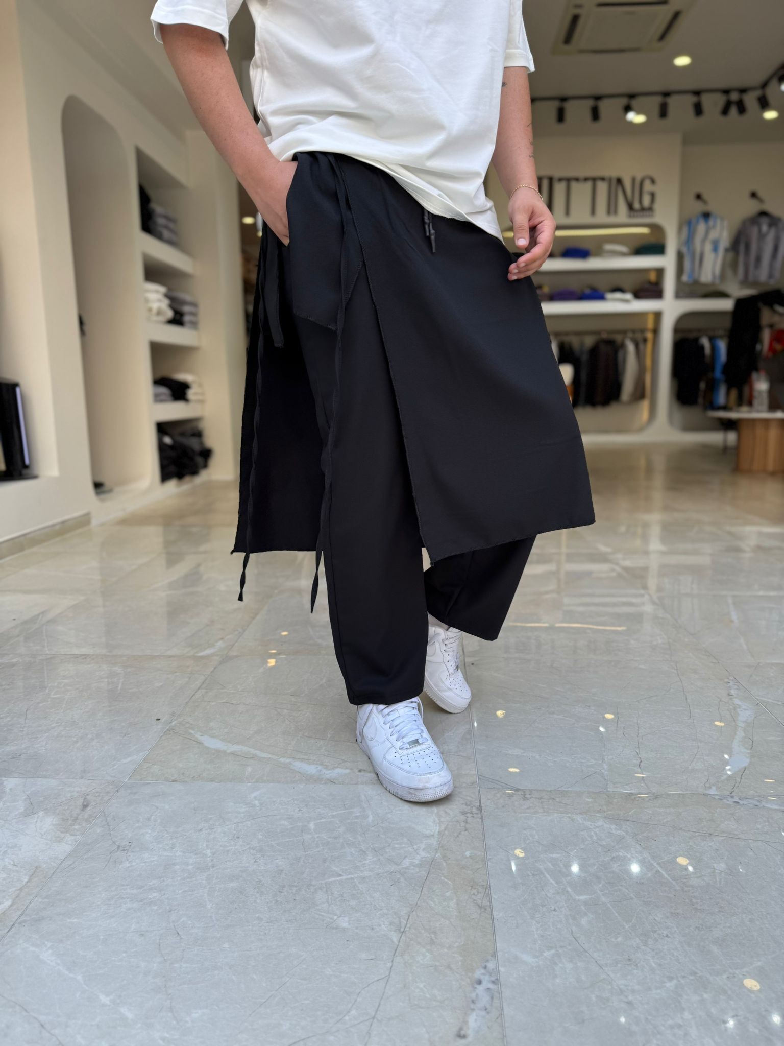 Japanese Tasarım Street Baggy Pantolon