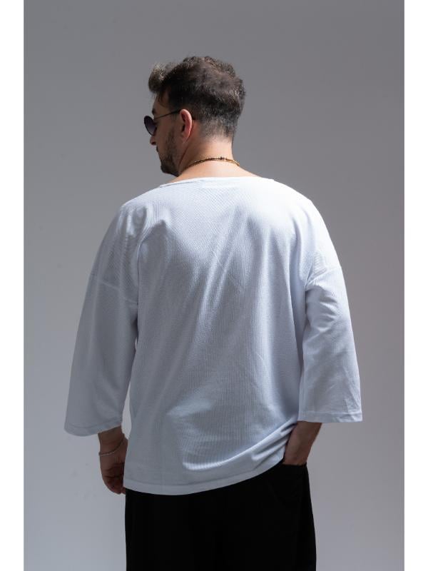 Oversize Fakir Kol Bohem T-Shirt