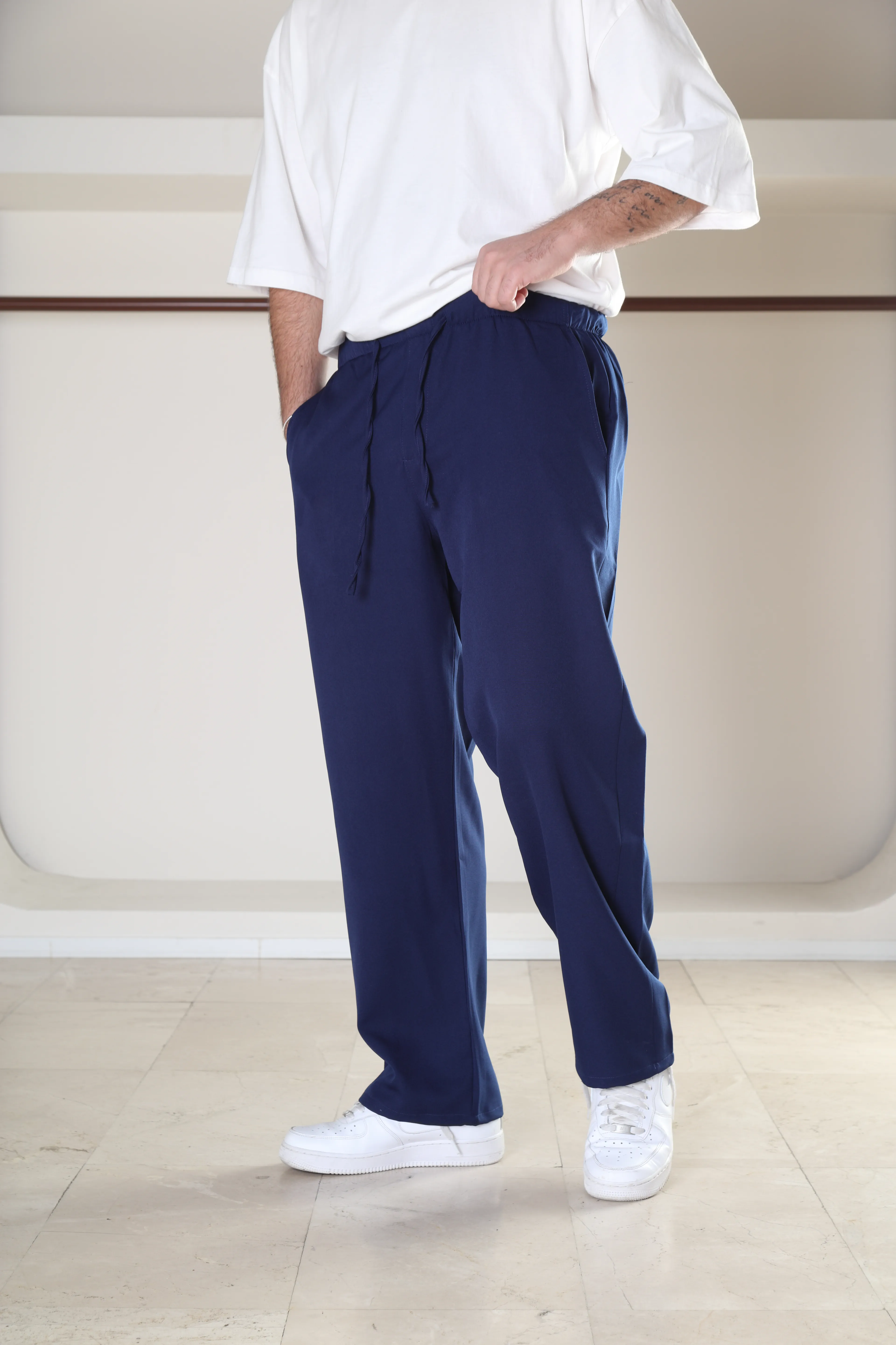 Ful Lıkralı Baggy Pantolon