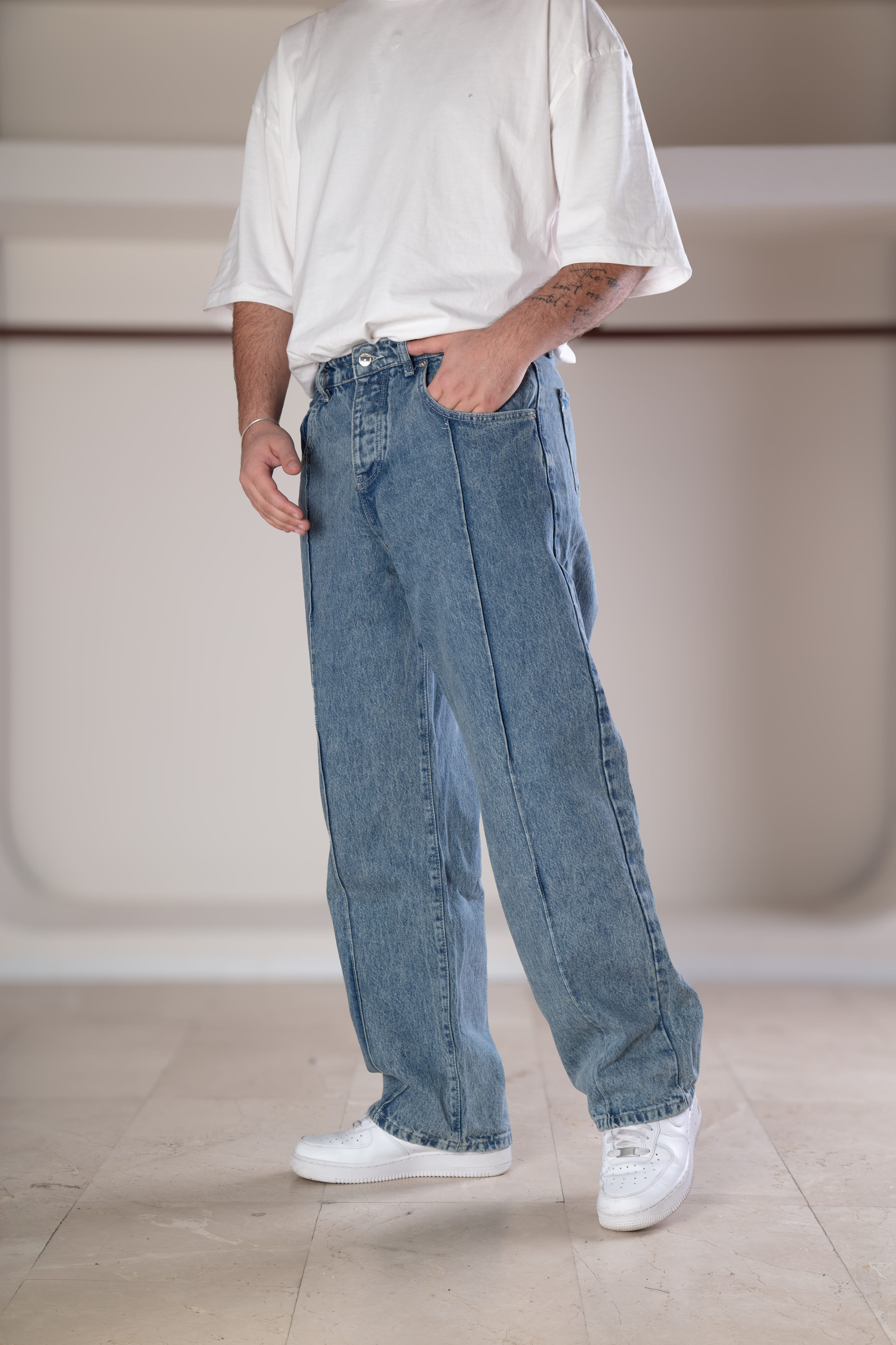 Erkek Baggy Jean Pantolon