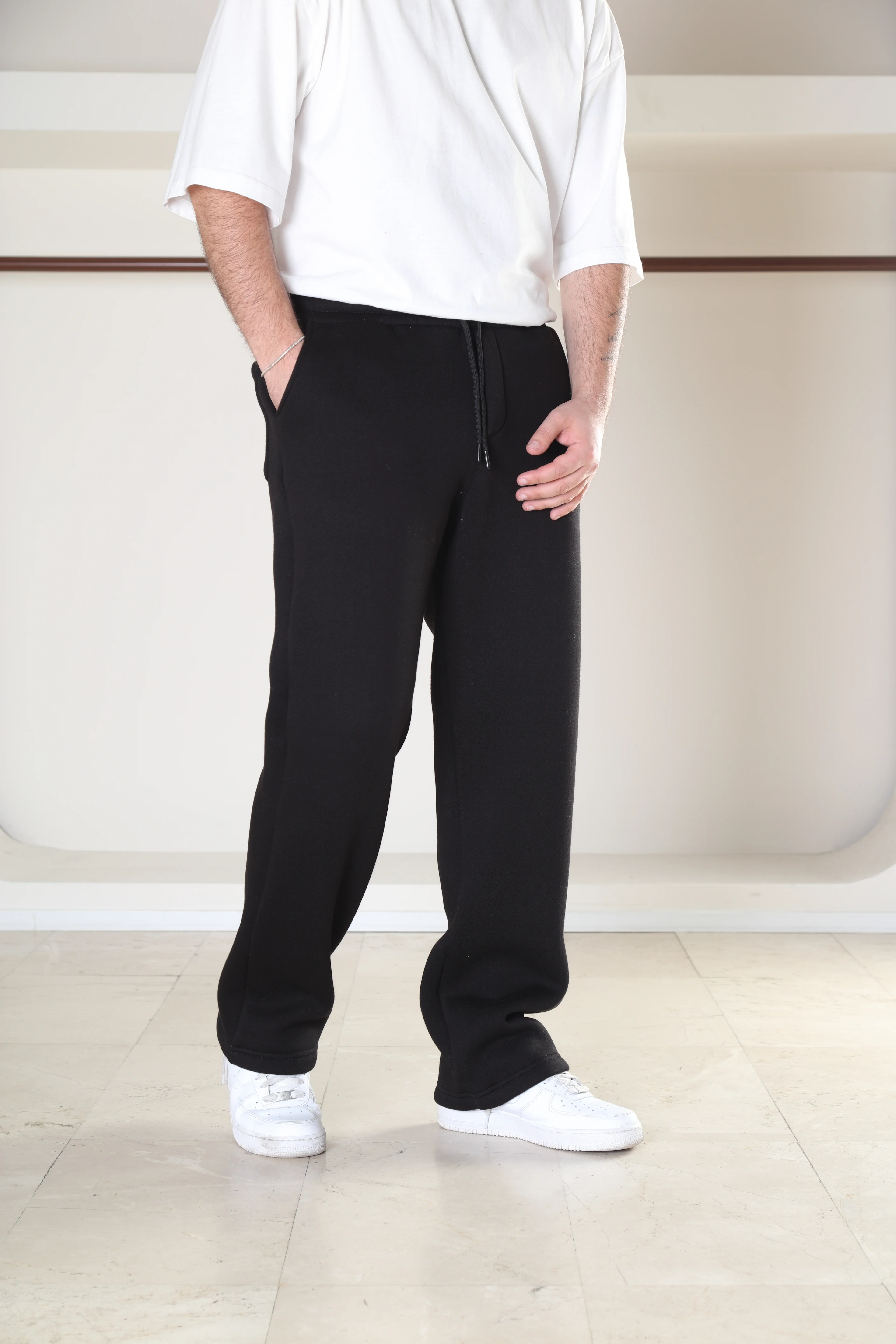 3iplik Şardonlu Baggy Eşofman