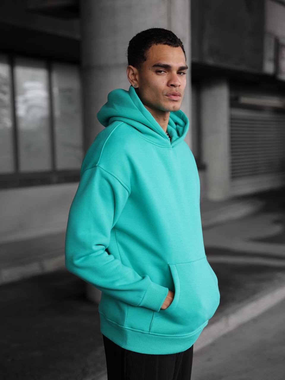 Kapüşonlu Cep Detaylı Hoodie