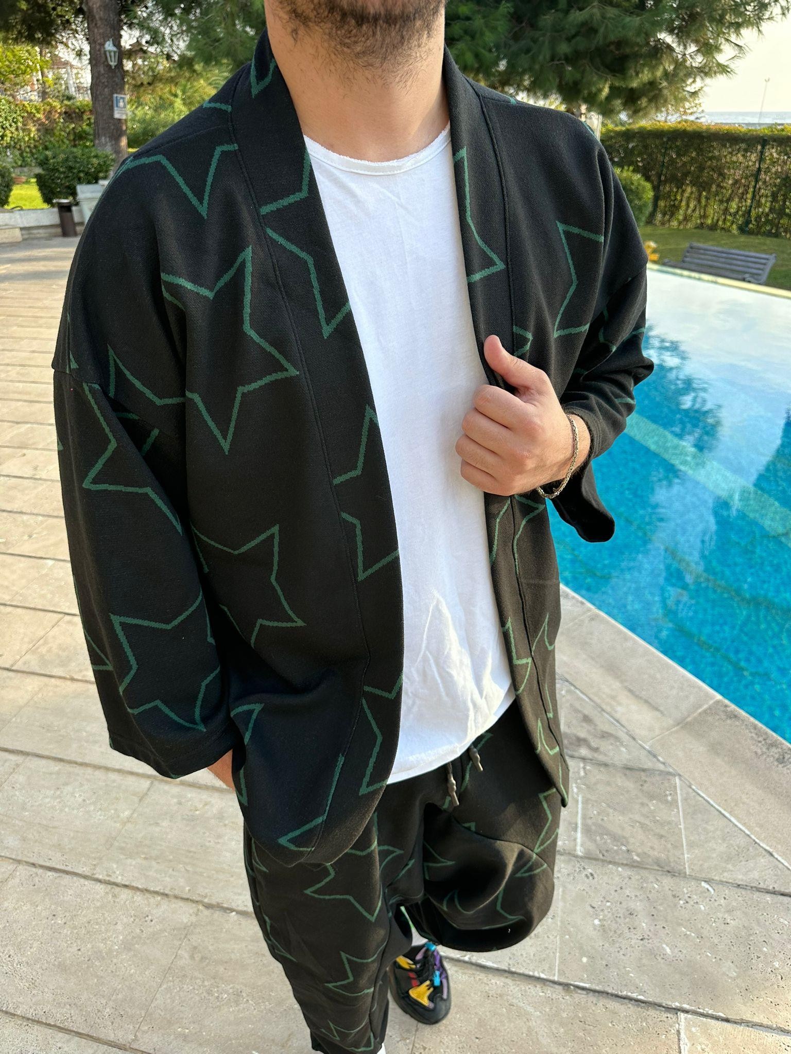 Desenli Kimono