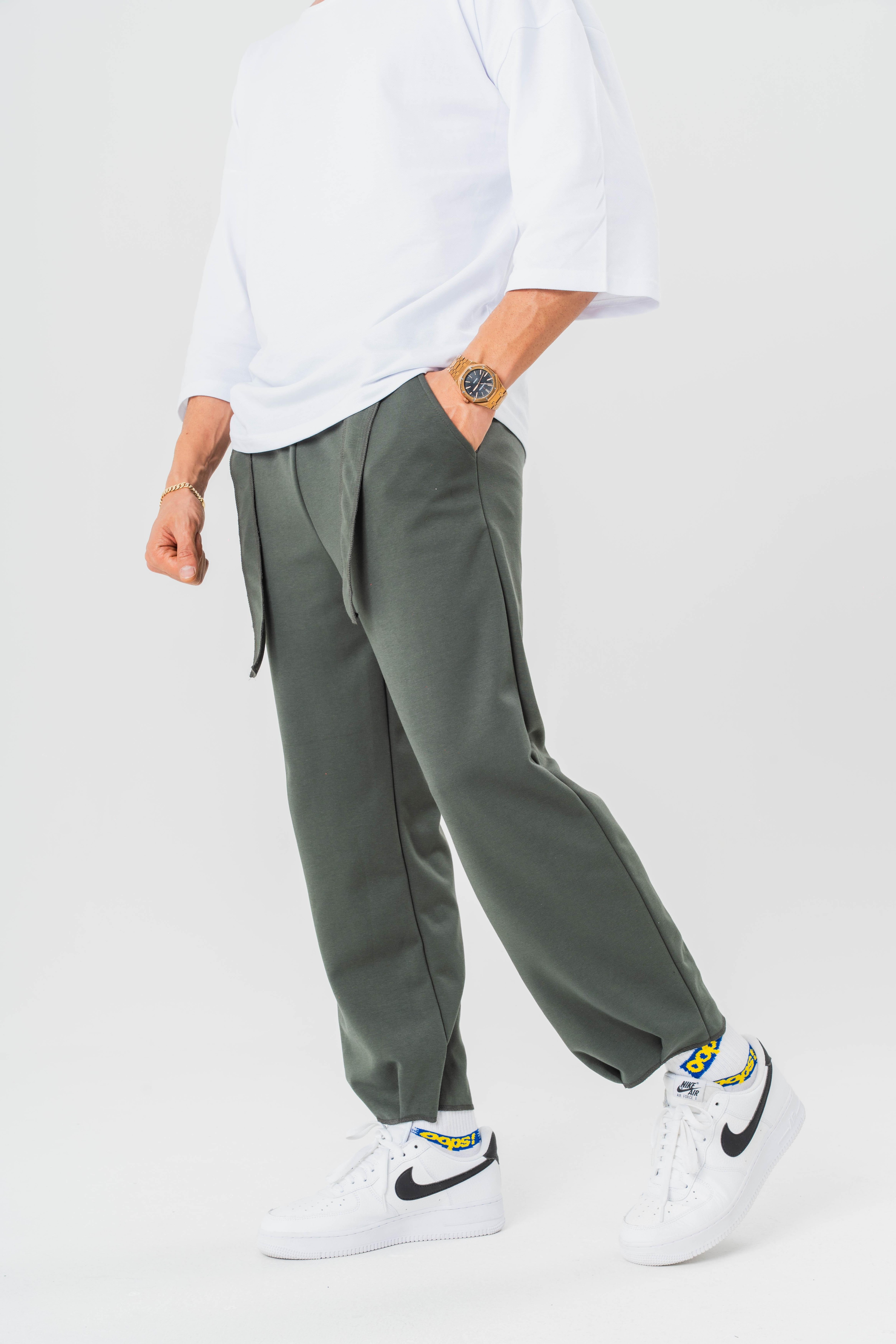 Kuşaklı Baggy Pantolon