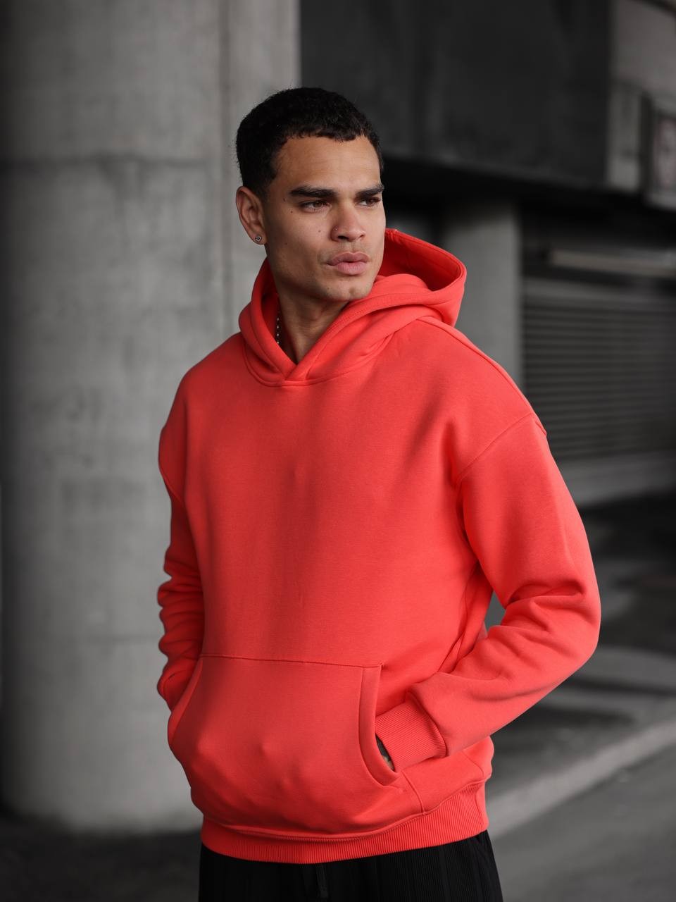 Kapüşonlu Cep Detaylı Hoodie