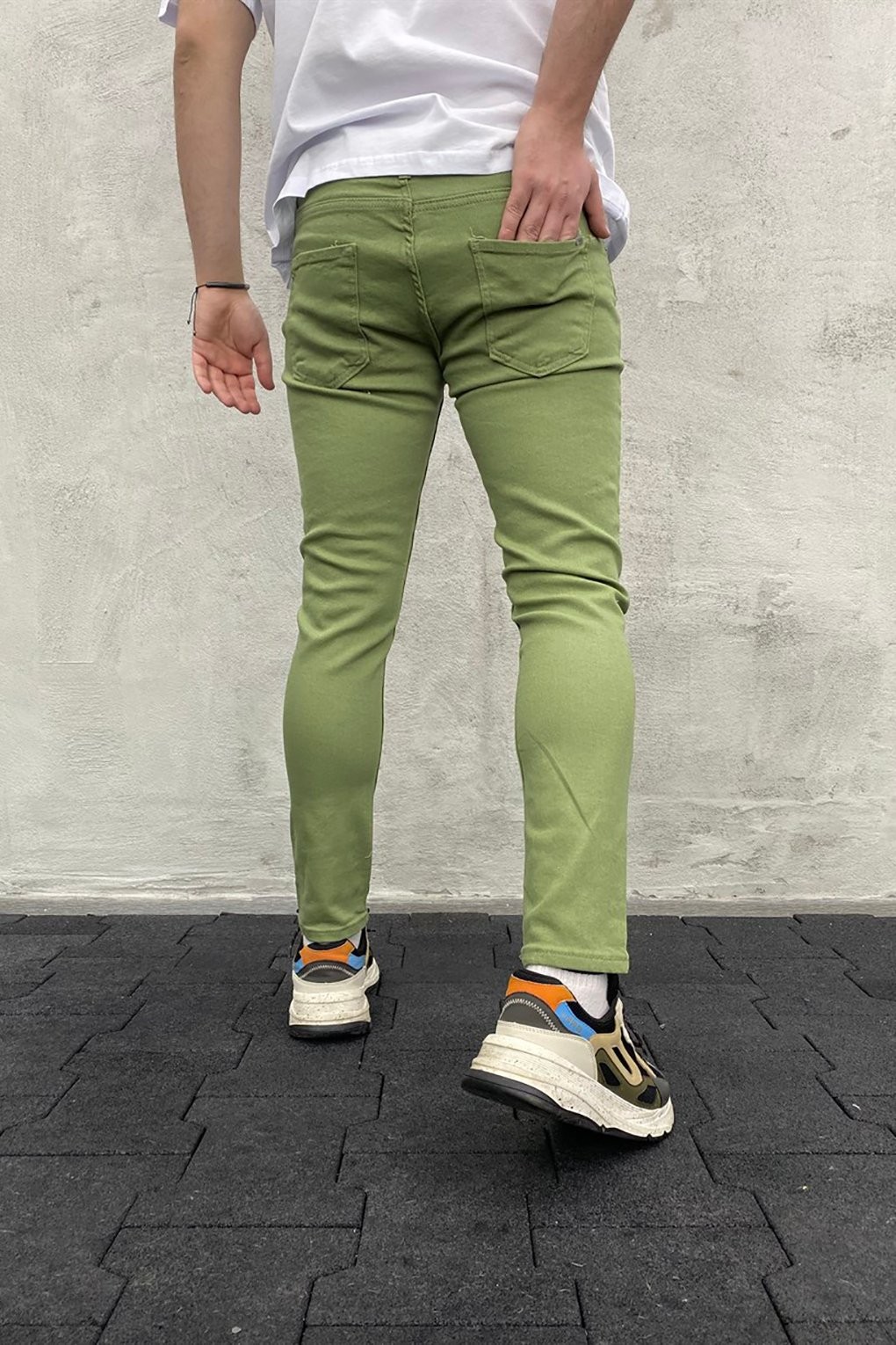 Erkek Skinny Kot Pantolon