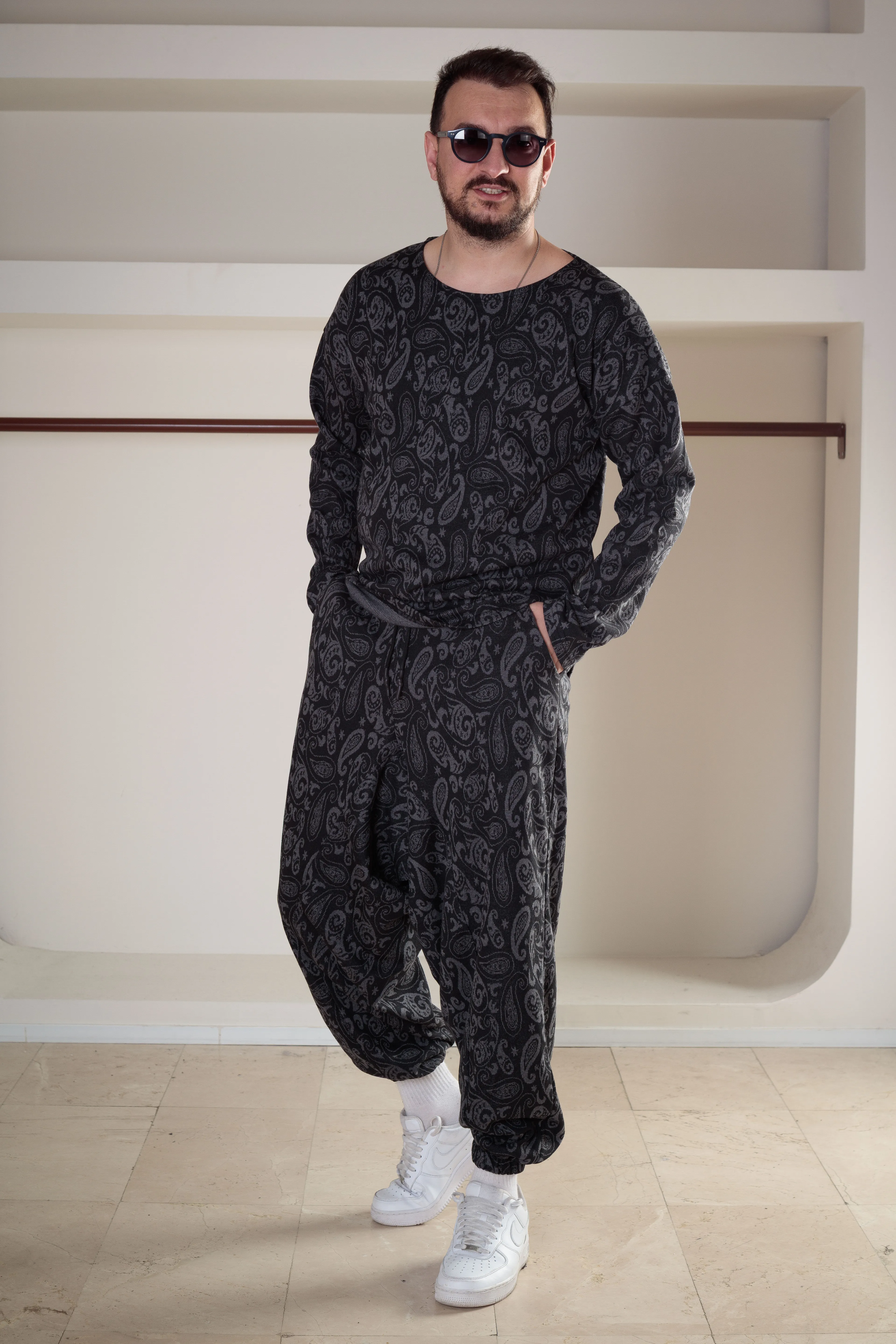 Desenli Şalvar Takım