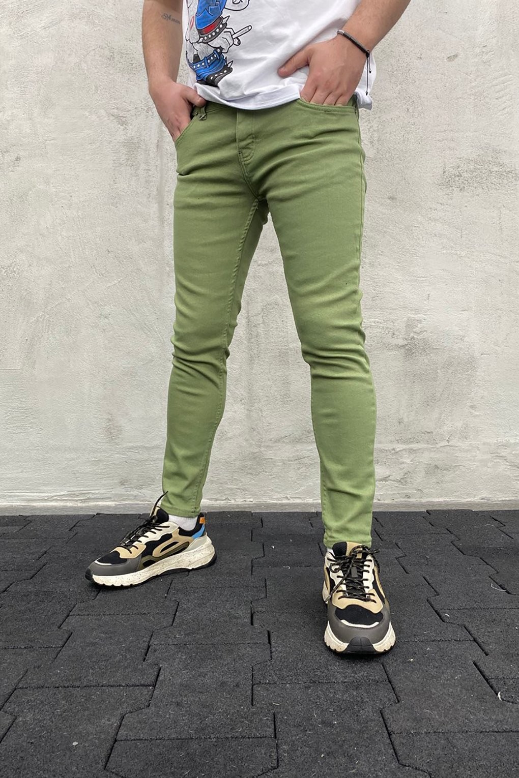 Erkek Skinny Kot Pantolon