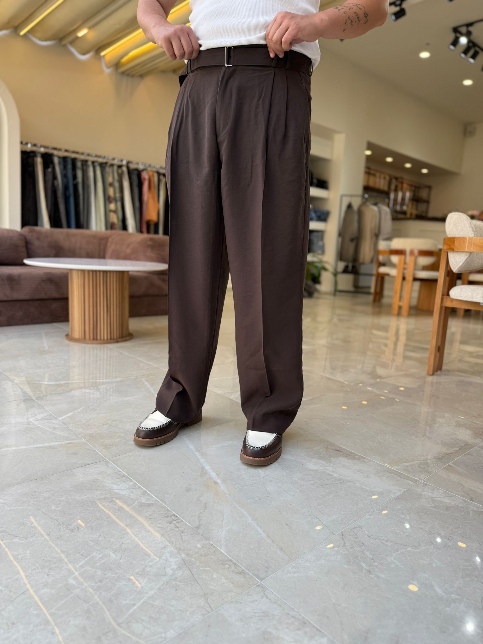 İtalyan Kesim Baggy Pantolon